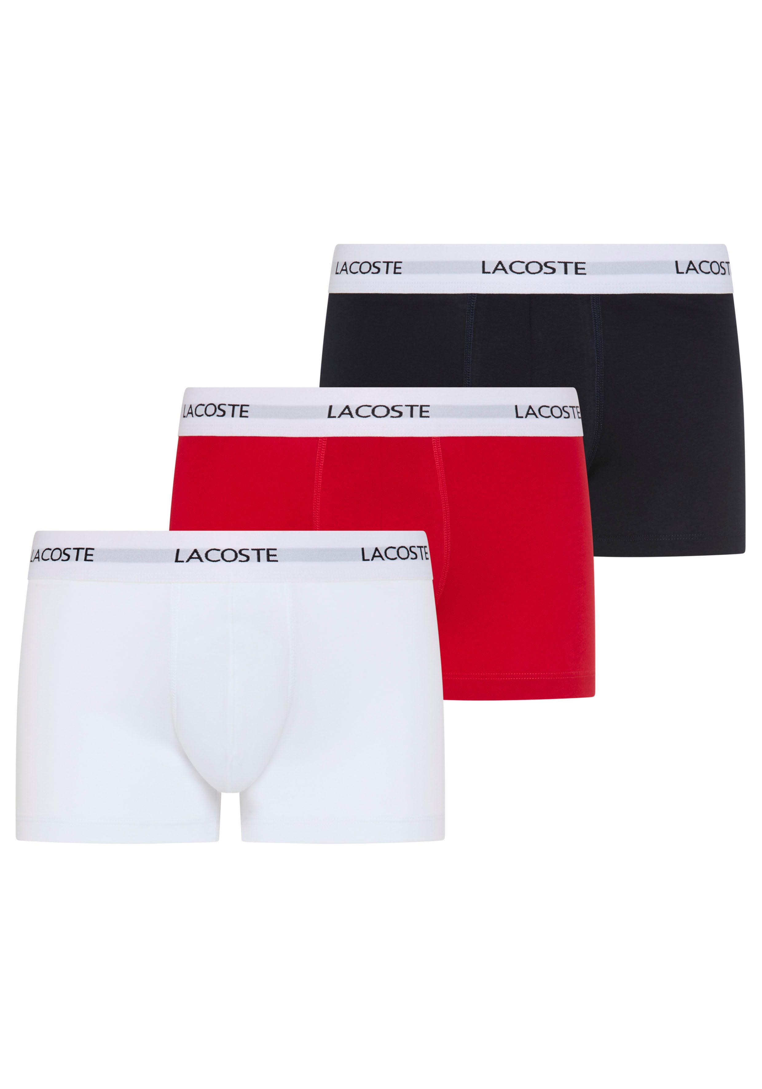 Lacoste Trunk (Packung, 3er) mit Lacoste-Schriftzug am Bund