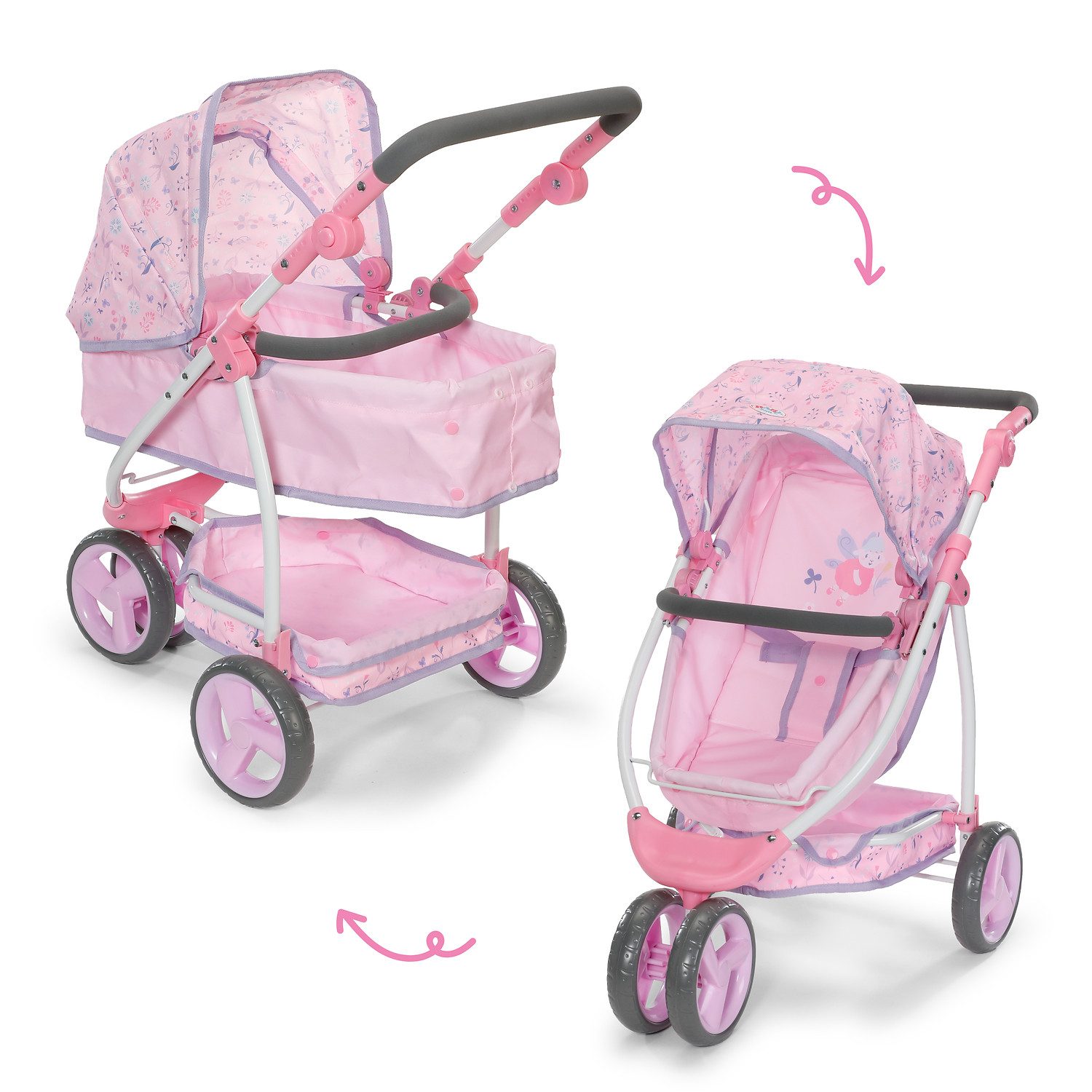 Baby Born Kombi-Puppenwagen Deluxe Wald – Bild 4 von 5