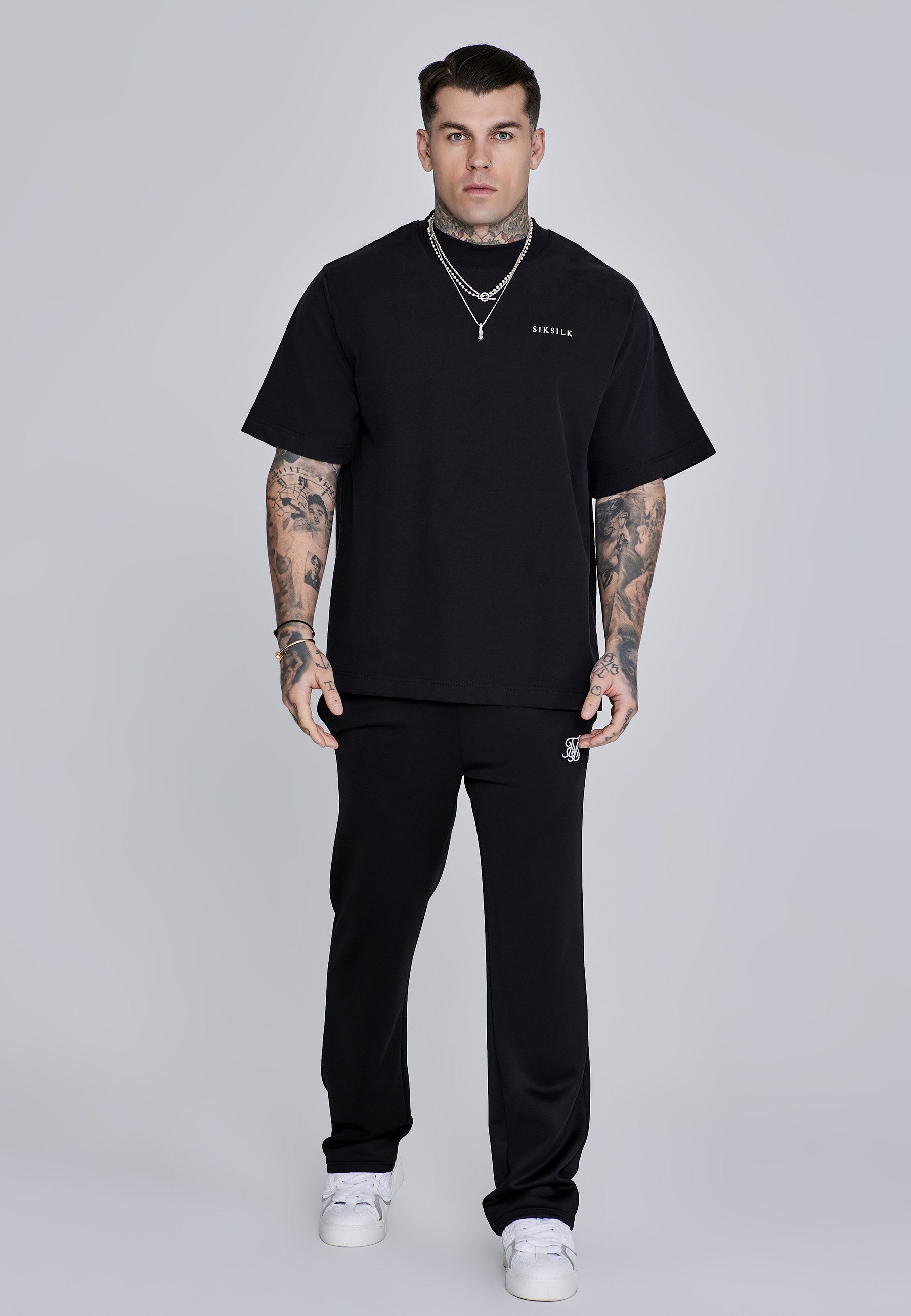 Siksilk T-Shirt SikSilk Herren T-Shirt mit Grafik