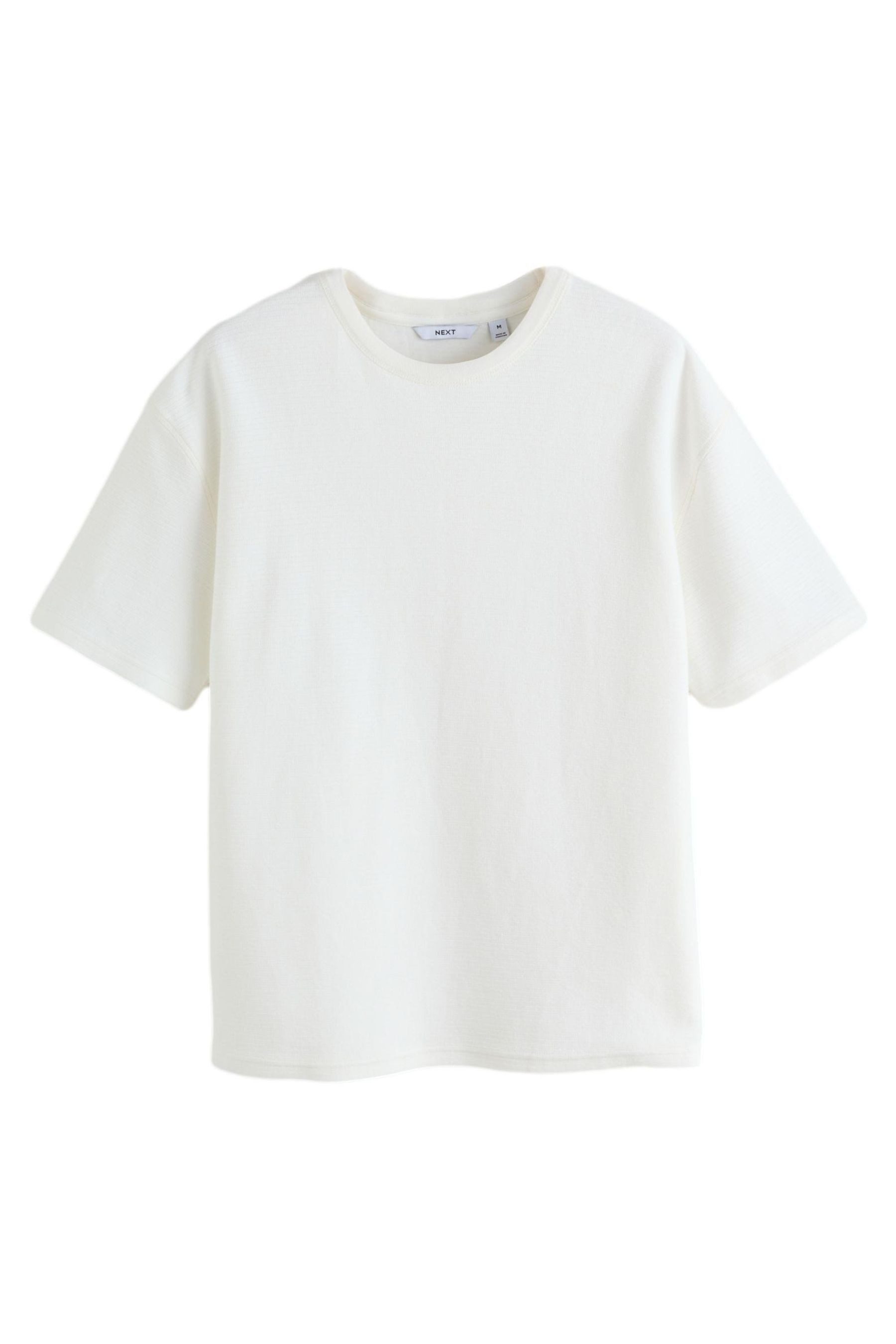 T-Shirt Relaxed Fit T-Shirt mit Struktur