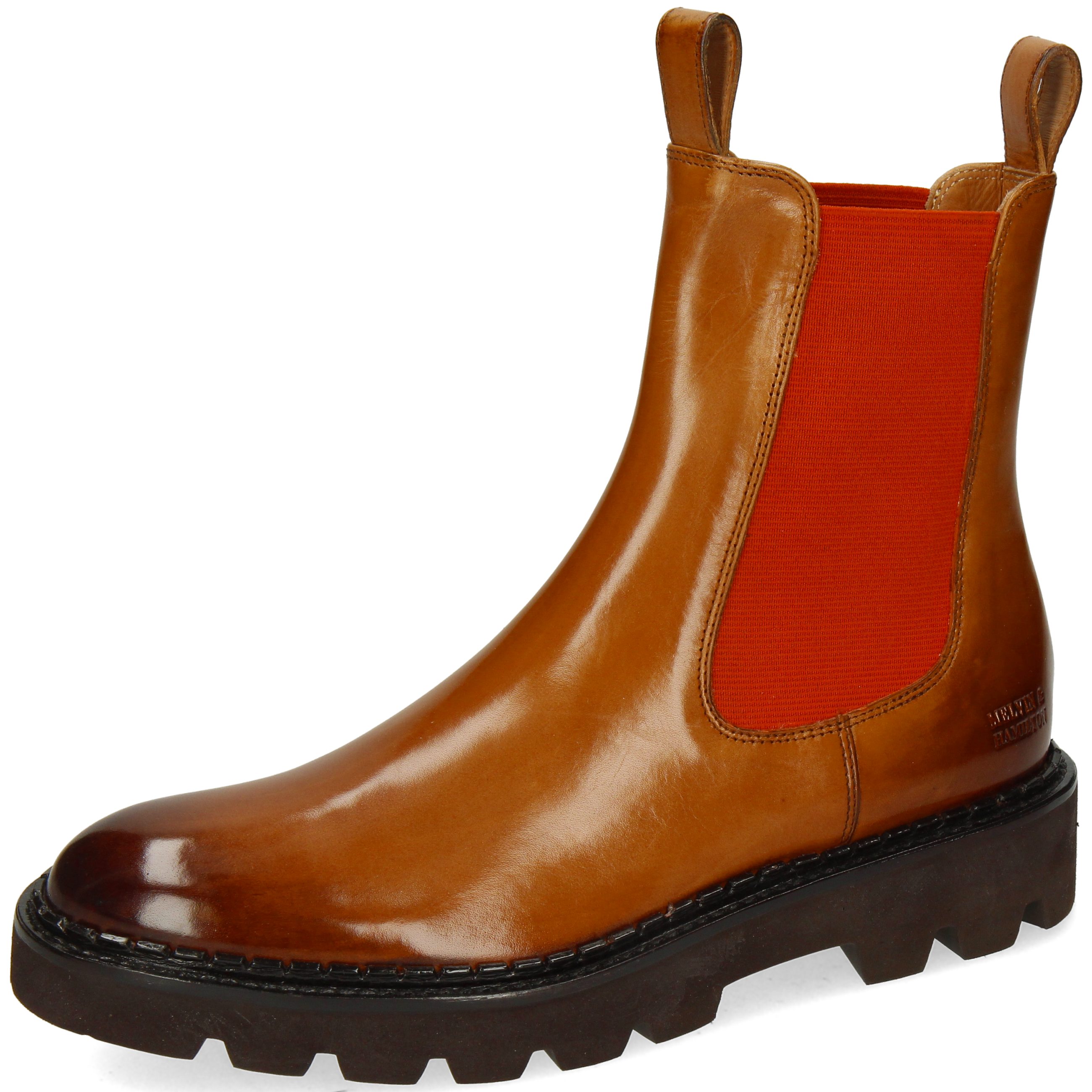 Melvin & Hamilton Stivaletto Donna Sally 187, Pelle Fatta A Mano, Design Elegante E Confortevole, Realizzazione Artigianale