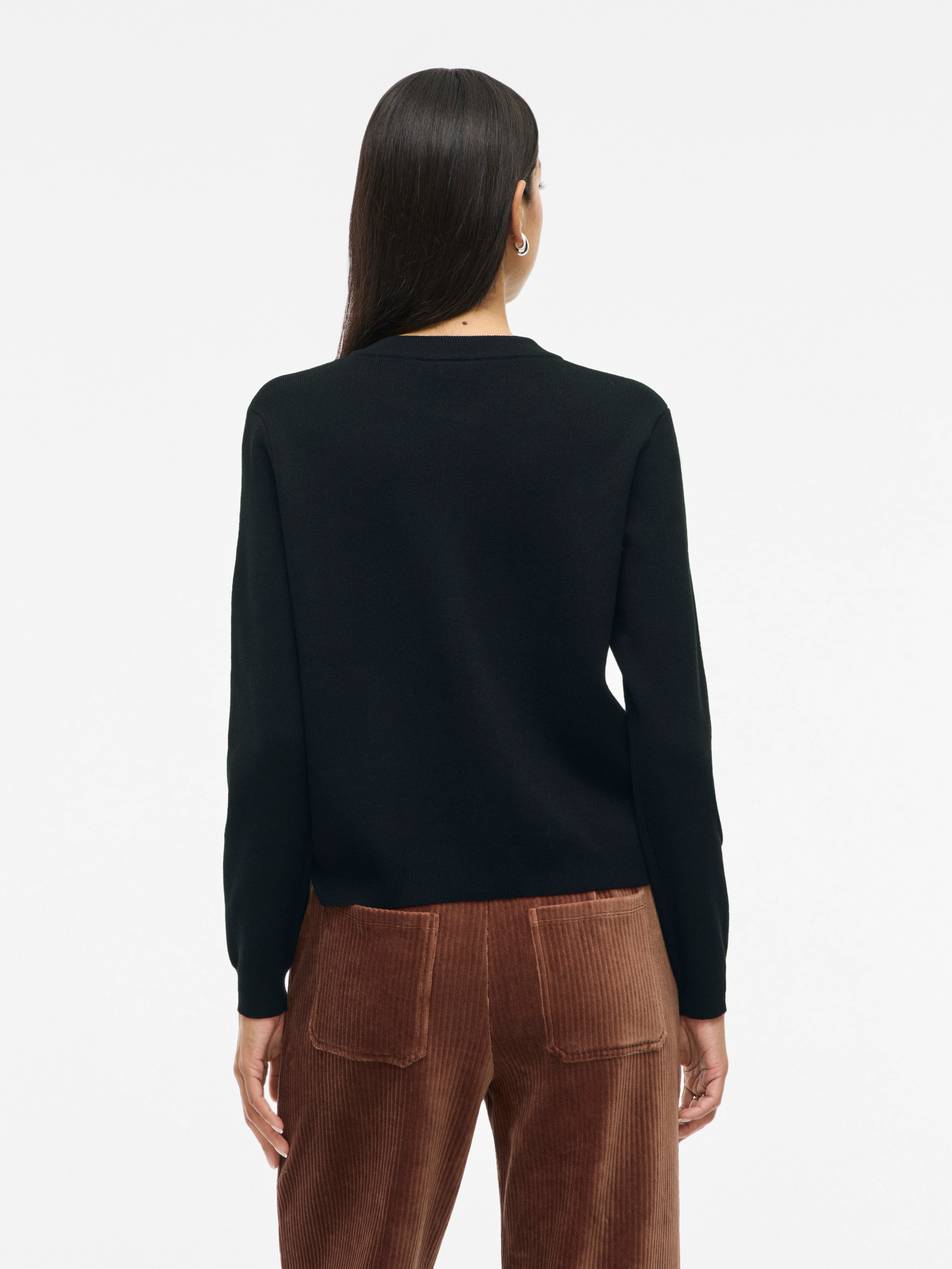 Vila Strickjacke VIOSTRIA O-NECK L/S CARDIGAN günstig online kaufen