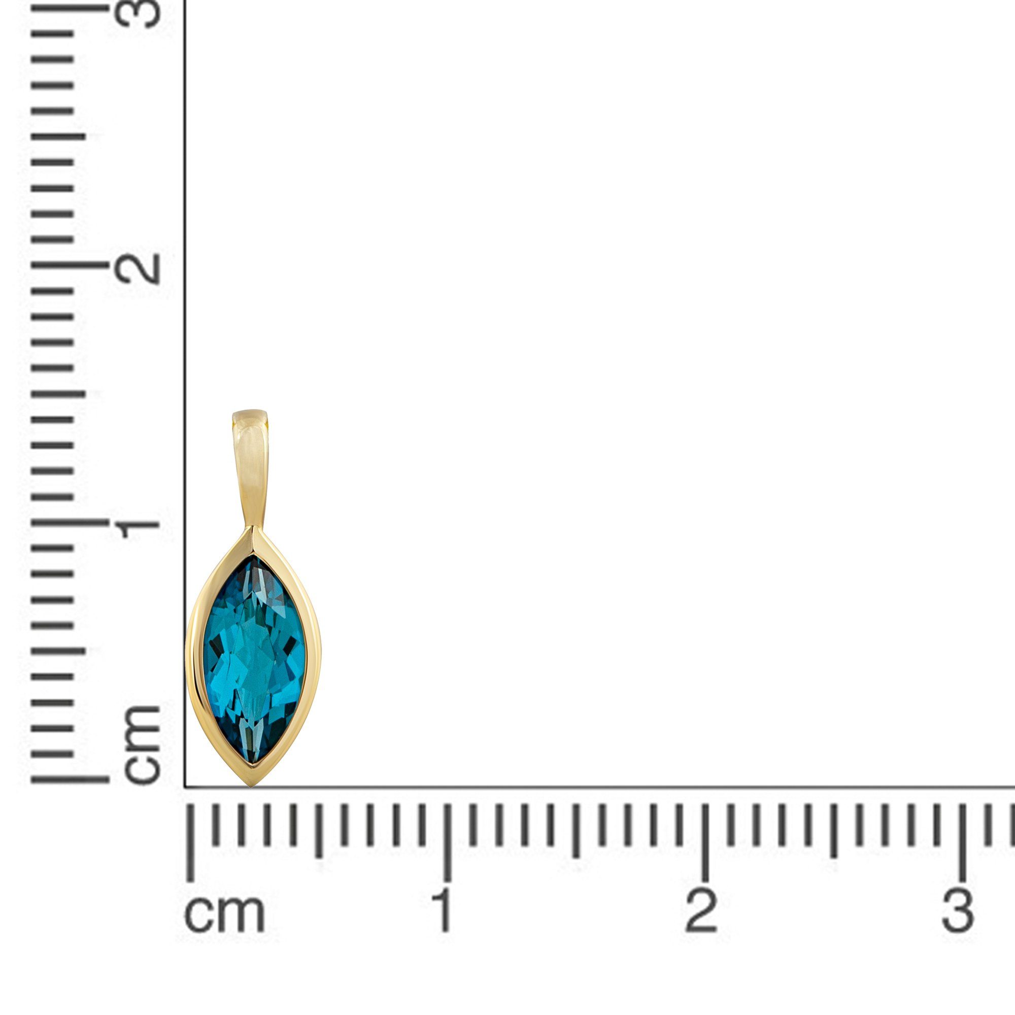 Orolino Kettenanhänger 585 Gold mit Blautopas günstig online kaufen