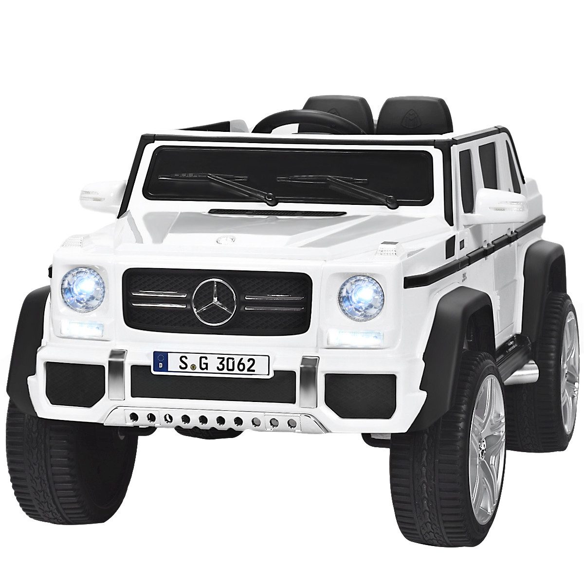 COSTWAY Elektro-Kinderauto Mercedes Benz, mit Musik & LED, 2,5-5,5km/h günstig online kaufen