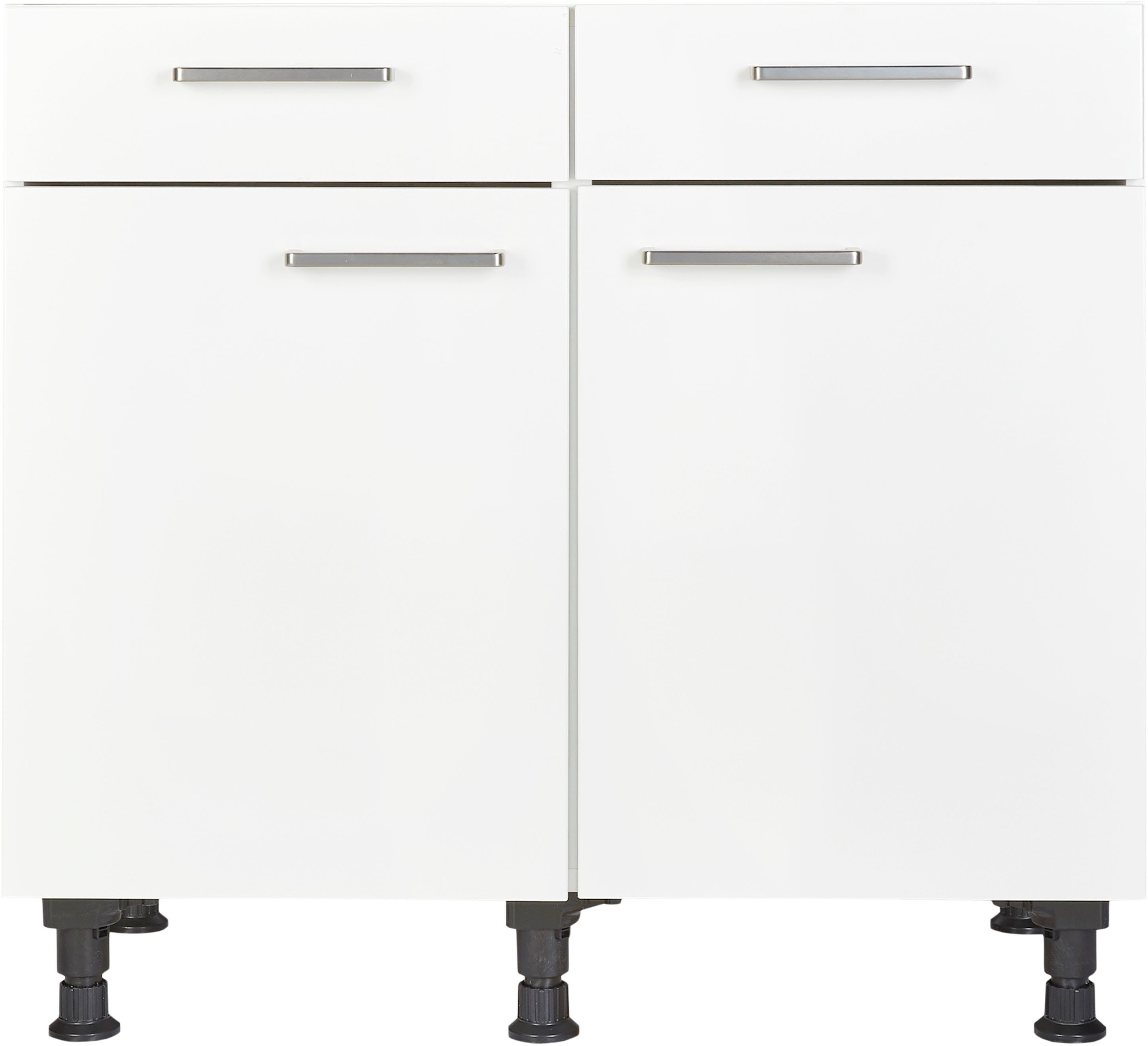 nobilia® Unterschrank "Touch", vormontiert, Breite 90 cm, Soft-Close-Funktion bei den Schubkästen, inkl. höhenverstellbare Sockelfüße
