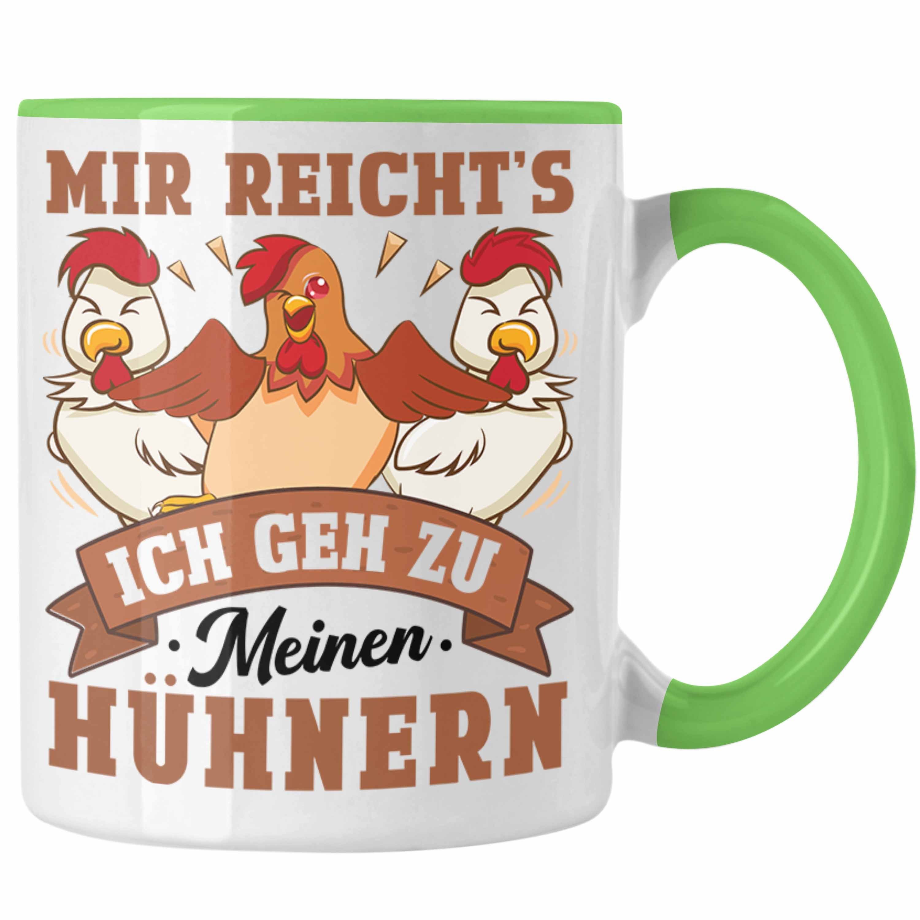 Geh Meinen Landwirt Ich Zu Trendation - Grün Bauernhof Trendation Reichts Tasse Spruch Geschenk Hühnern Tasse Mir