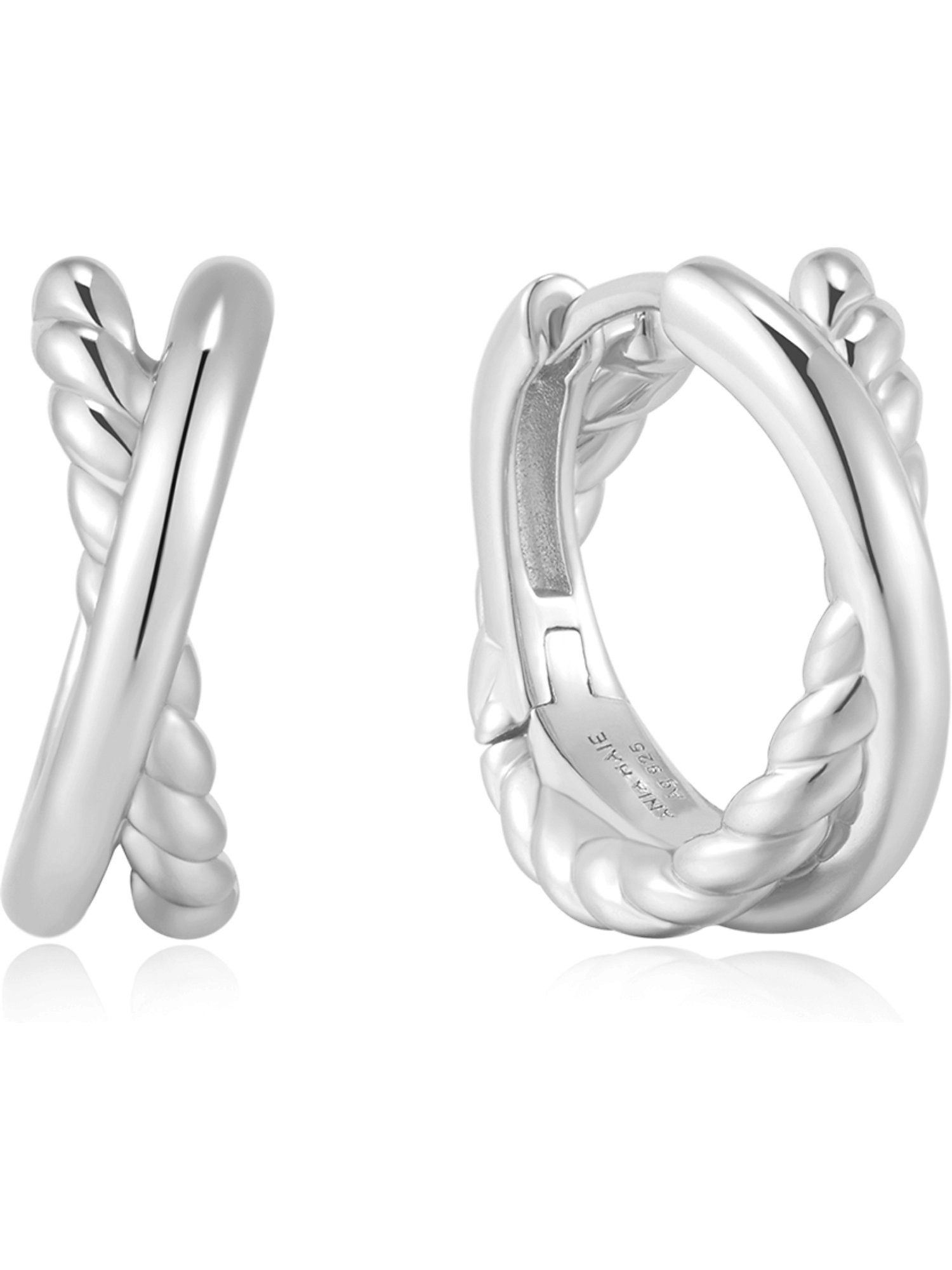 Ania Haie Paar Creolen Ania Haie Damen-Creolen 925er Silber (Paar)