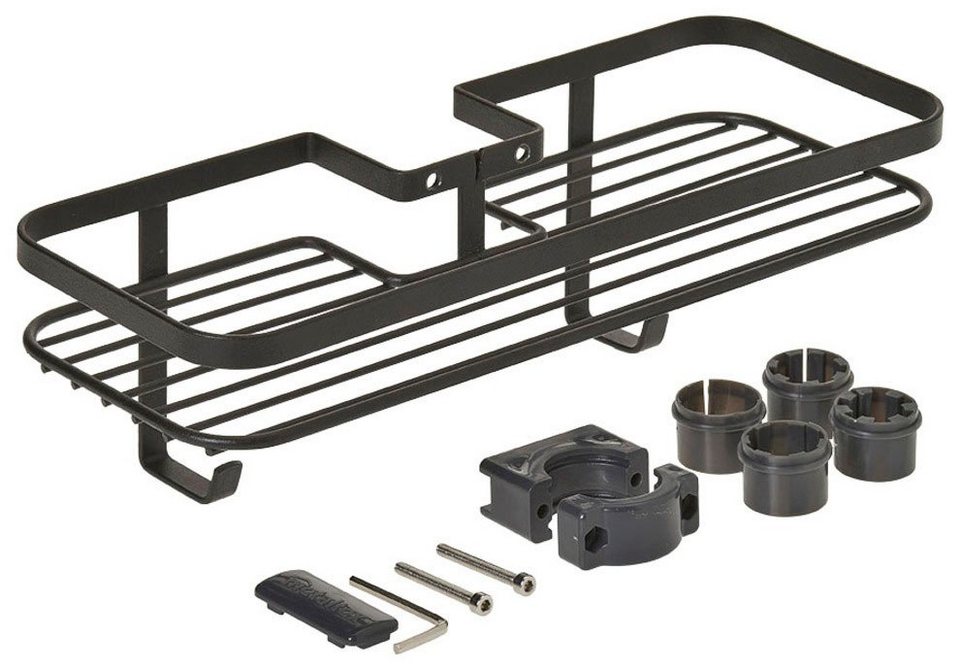 Metaltex Duschablage, mit TouchTherm®-Beschichtung, Leicht an der  Duschstange zu montieren dank des mitgelieferten Montagematerials