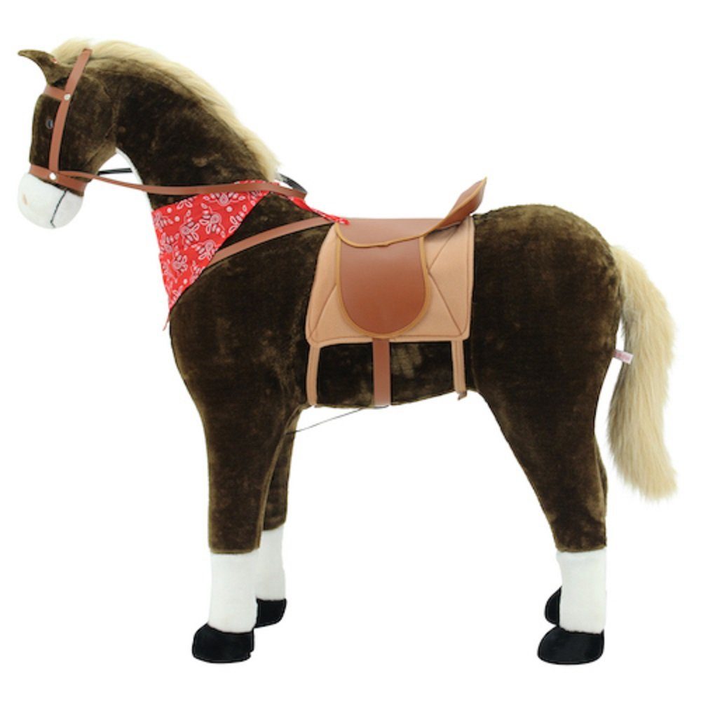 Sweety-Toys Stehpferd Sweety Toys 10332 Stehpferd ca.105cm bis 80 kg, mit heller Mähne