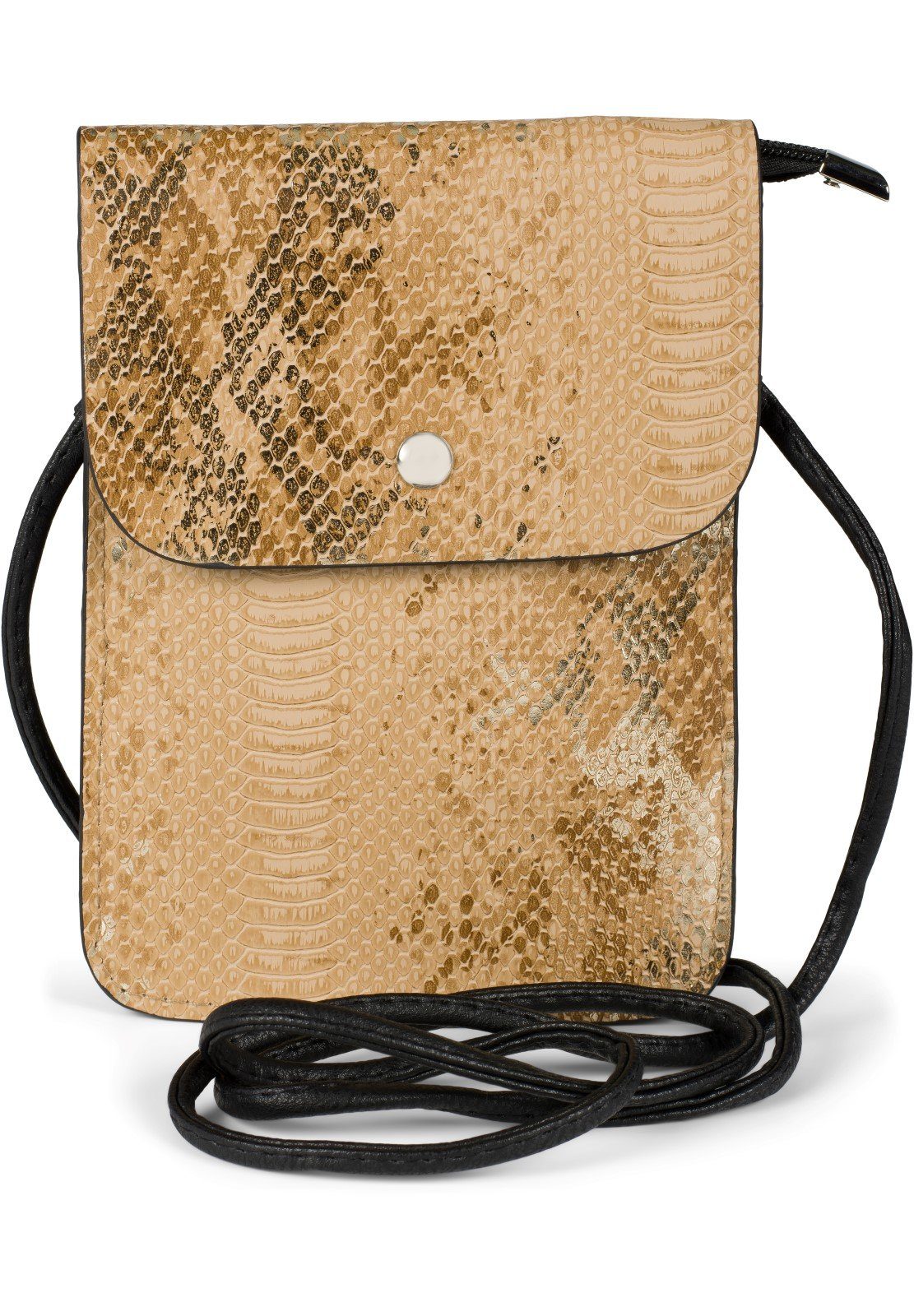 styleBREAKER Mini Bag Mini Umhängetasche in Schlangenleder Optik (1-tlg)