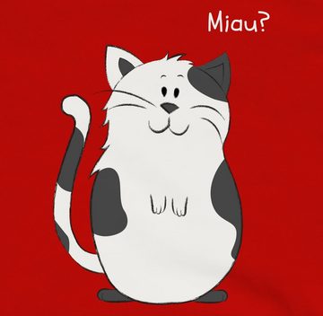 Shirtracer Sweatshirt lustige Katze Tiermotiv Animal Print