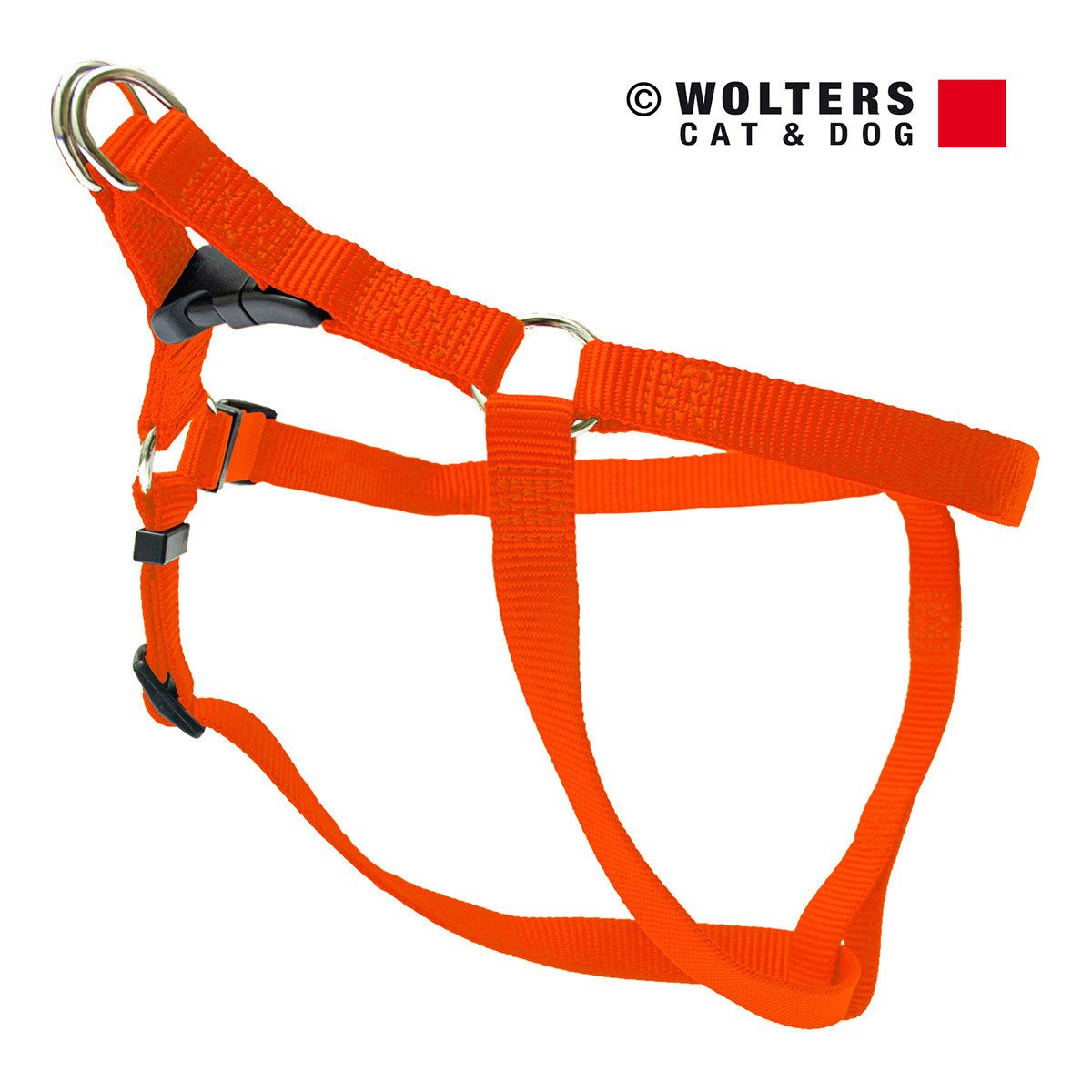 Wolters Hunde-Geschirr Geschirr Basic One Touch orange