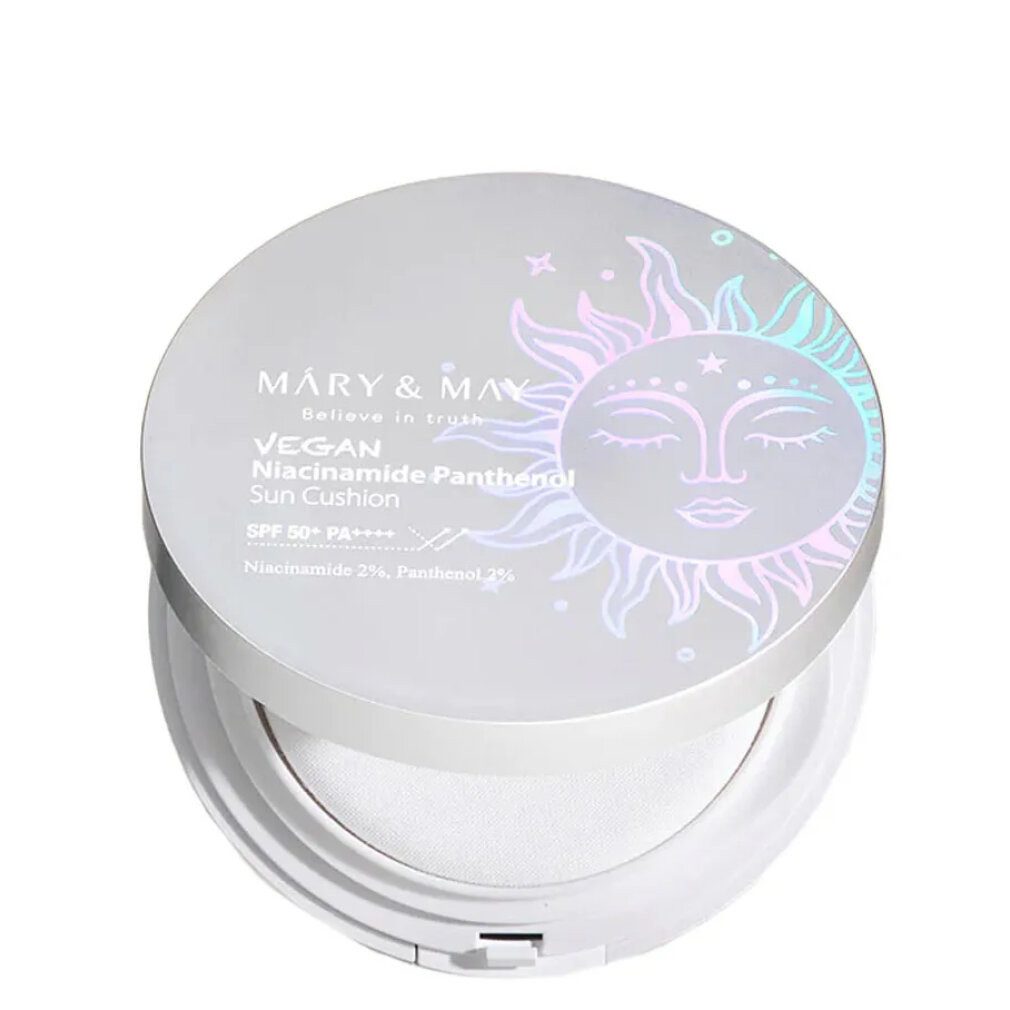 MARY & MAY Körperpflegemittel Sonnenschutz SPF 50+ Veganes Niacinamid Panthenol (Sun Cushion) 25 g