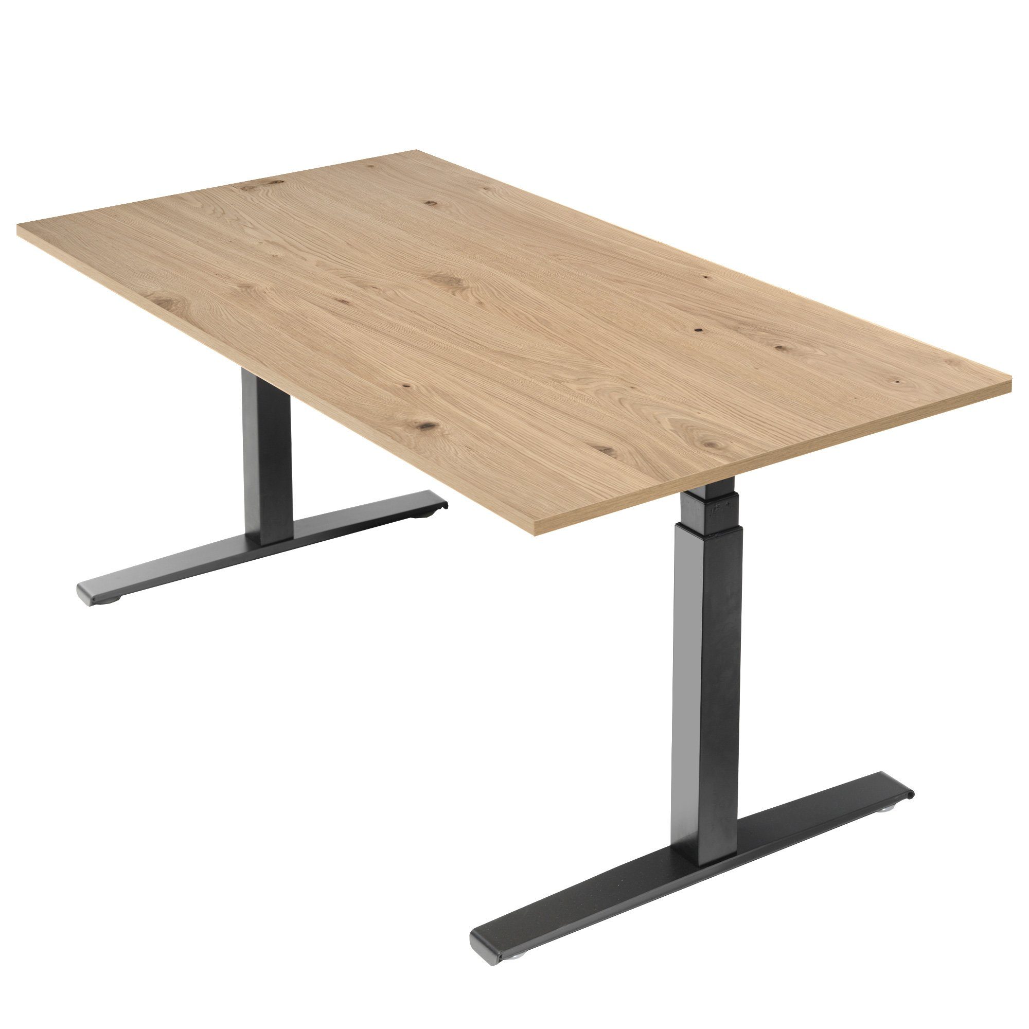 boho office® Tischplatte, Germany, mit Echtholz-Furniert, Made (stumpfmatt) in geölt Parkettöl