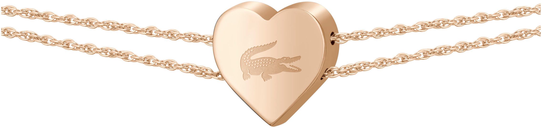 Lacoste Armkette LOVE MY CROC, Herz, 204...