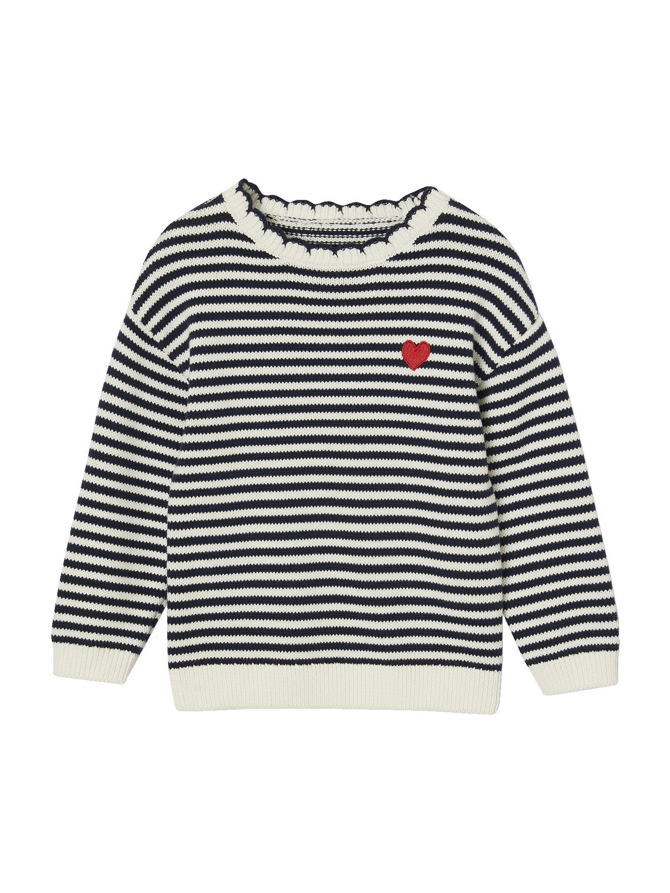 Pullunder Mädchen Strickpullover mit Streifen