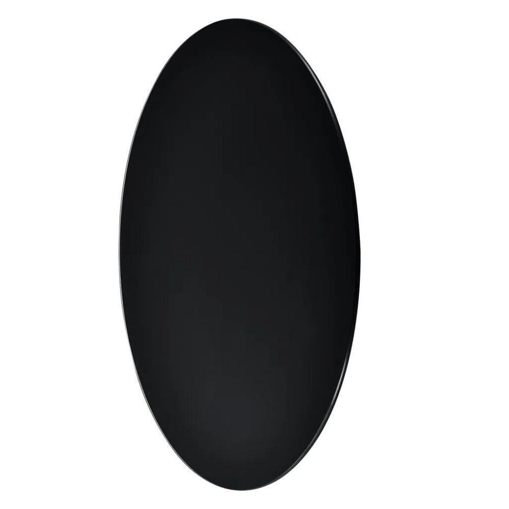 LebensWohnArt Tischplatte Glasplatte TERRY 30cm schwarz 8mm rund gehärtetes Glas Platzteller