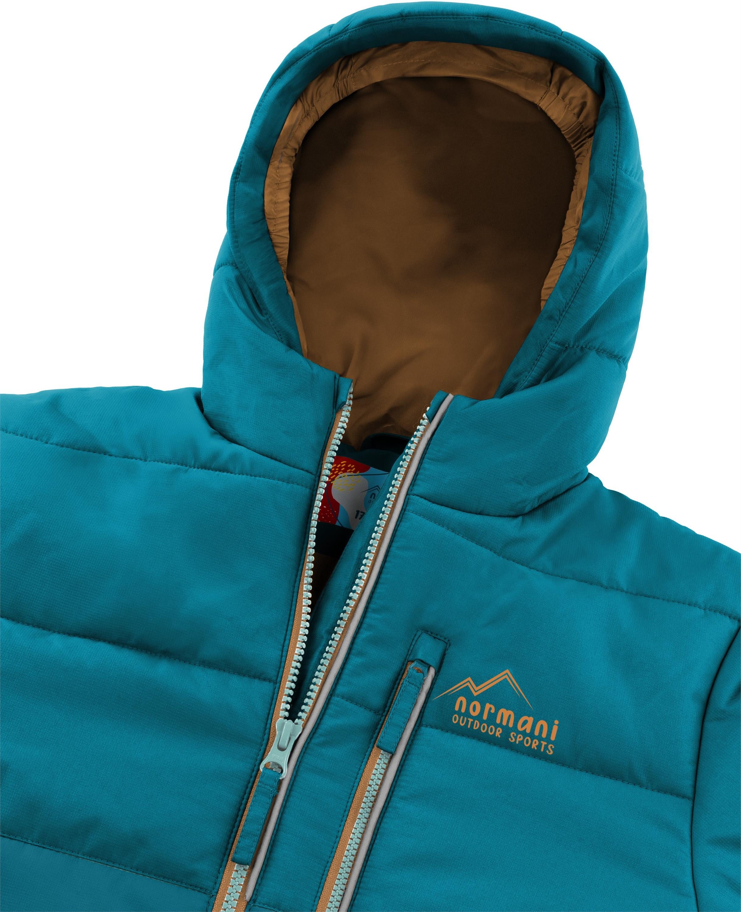 normani Winterjacke Kinder Winterjacke Yakutat Wasserdichte Steppjacke gefütterte Skijacke Thermojacke mit Schneefang