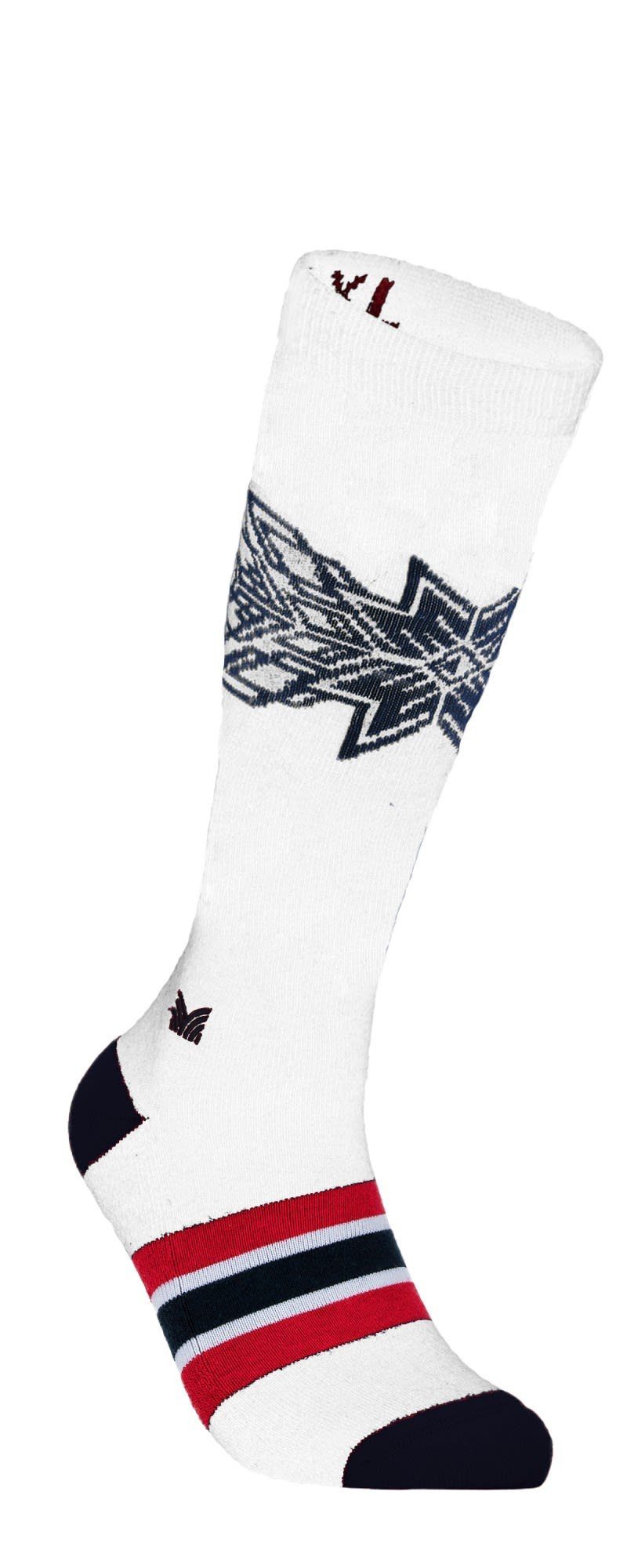 Dale Spirit - Dale of Ol High Norway Socks Offwhite Thermosocken Norway - Navy Of Purple