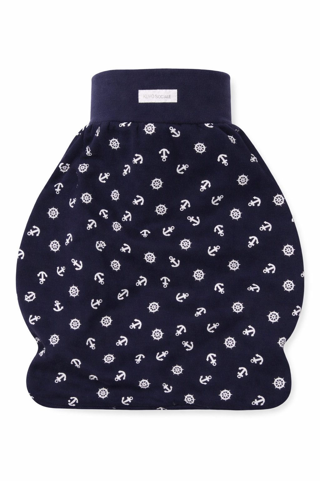 La Bortini Pucksack Fußsack Sommer Frühjahr Stramplersack mit Anker für Babys Kinder