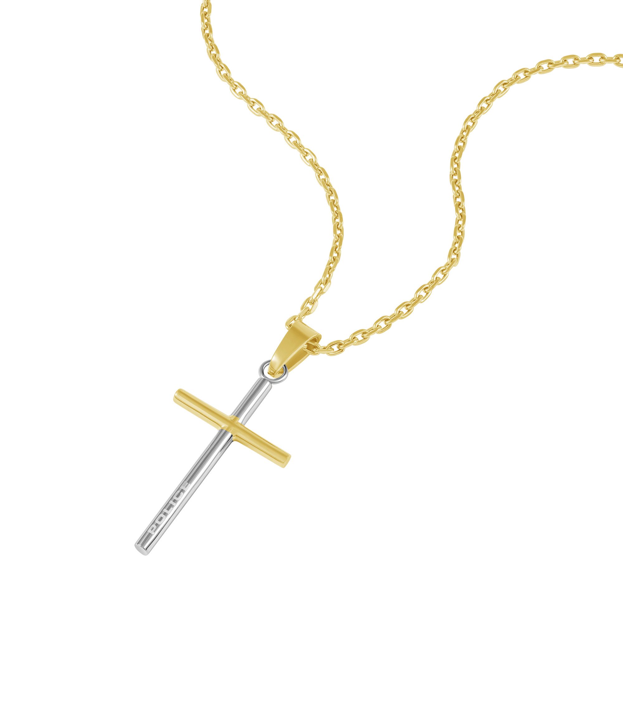Police Kette mit Anhänger Wrangell II Kreuz