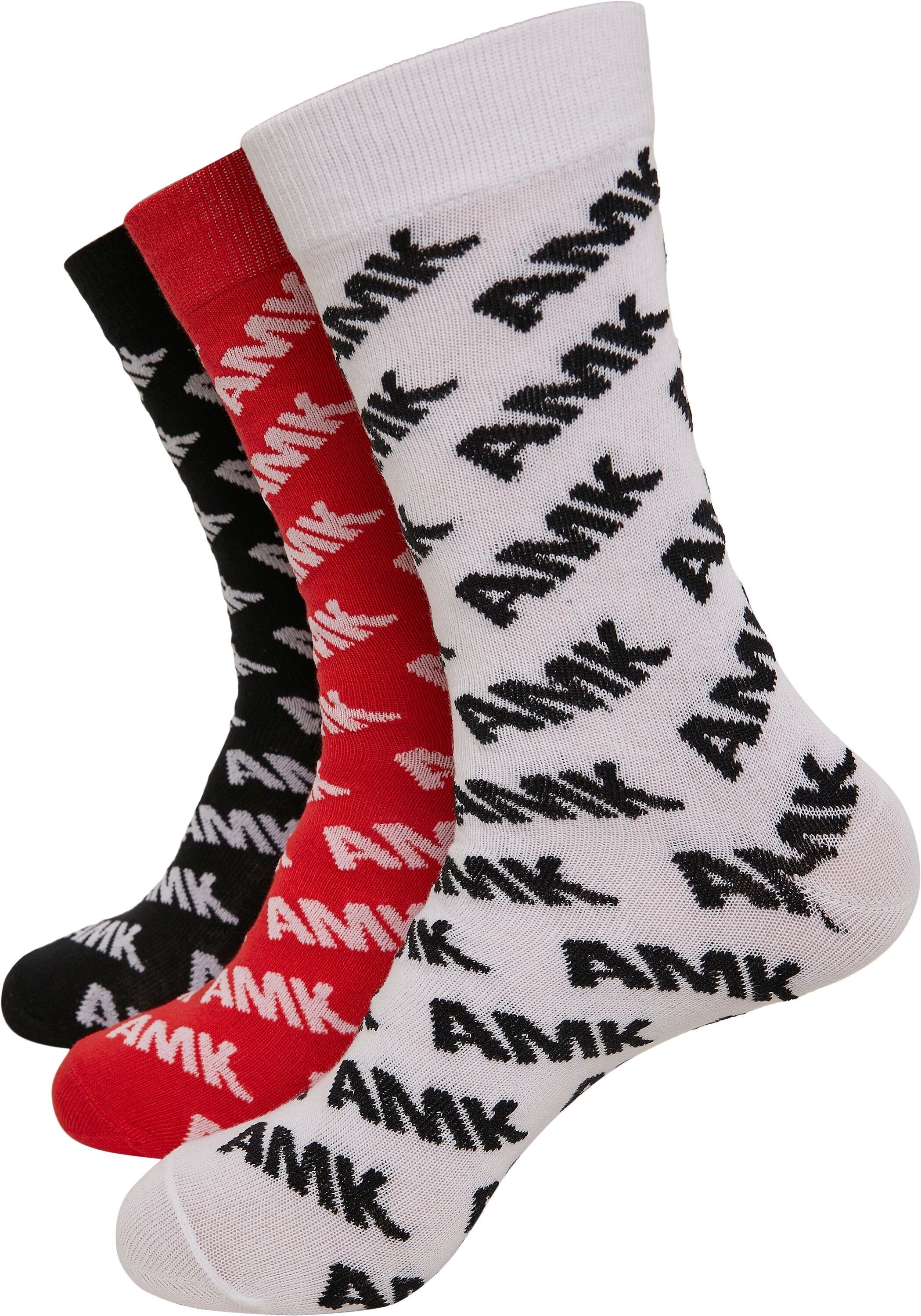 (1-Paar) Allover AMK CLASSICS Socks 3-Pack Freizeitsocken Accessoires URBAN