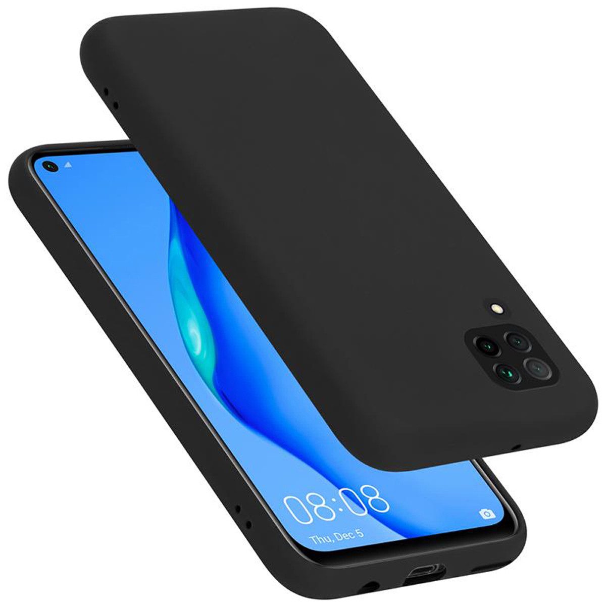 Cadorabo Handyhülle für Huawei NOVA 6 SE / P40 LITE / NOVA 7i Hülle Huawei NOVA 6 SE / P40 LITE / NOVA 7i, Flexible Hülle TPU Silikon Schutzhülle Back Cover Case