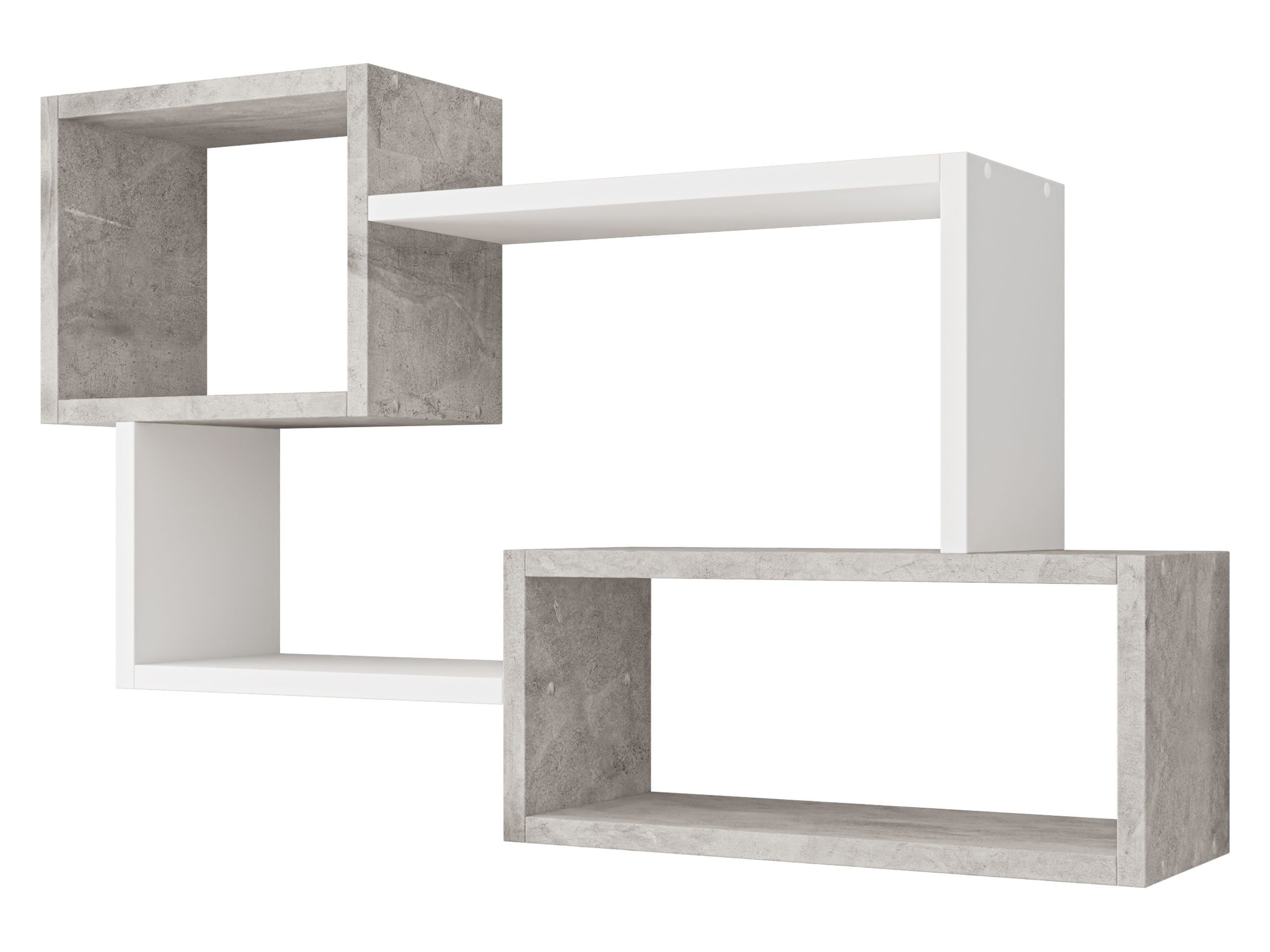 MIRJAN24 Wandregal Trio 005, 87x18x54 cm