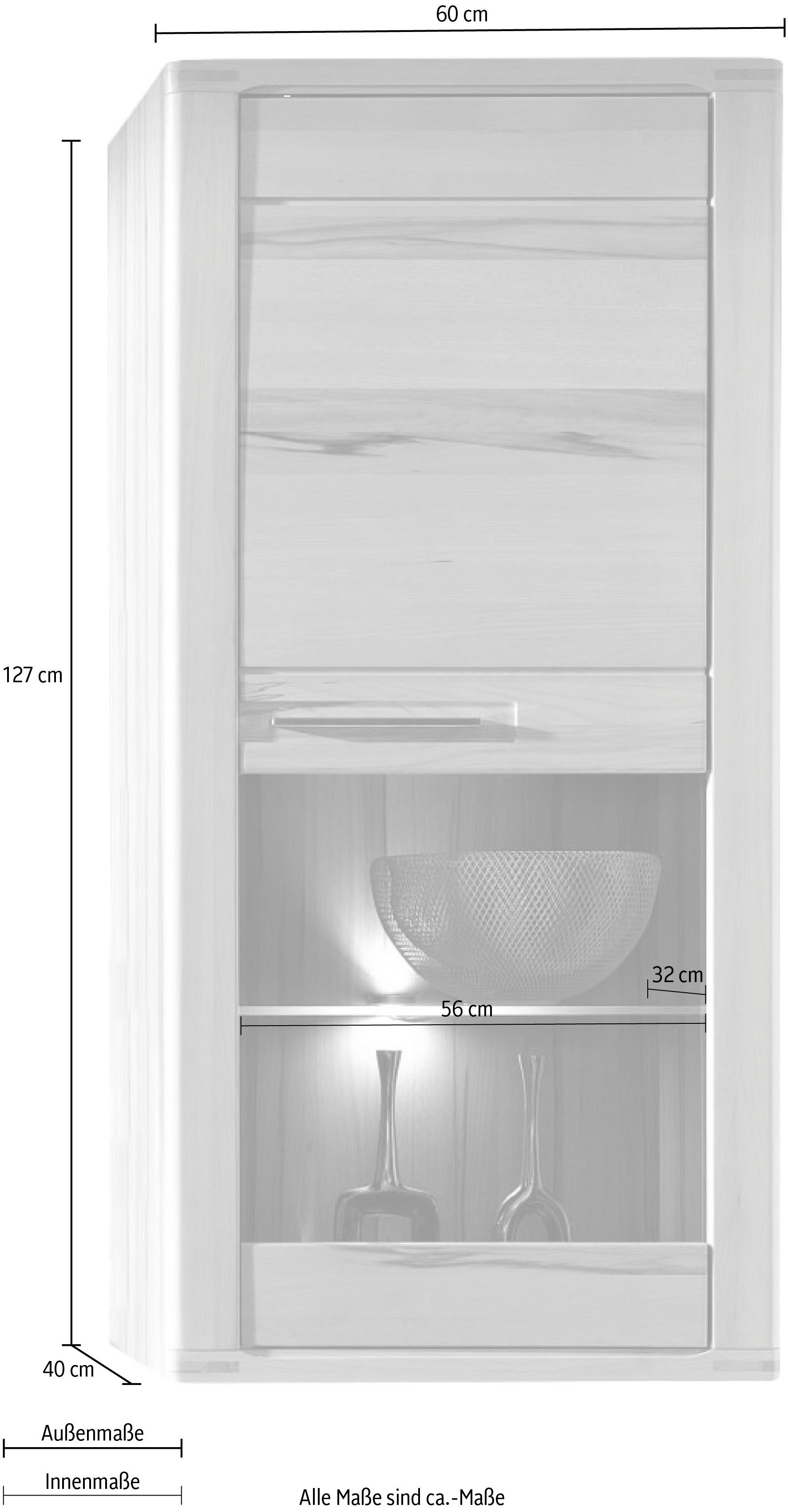 Innostyle Hängevitrine Nature Plus inklusive LED-Beleuchtung