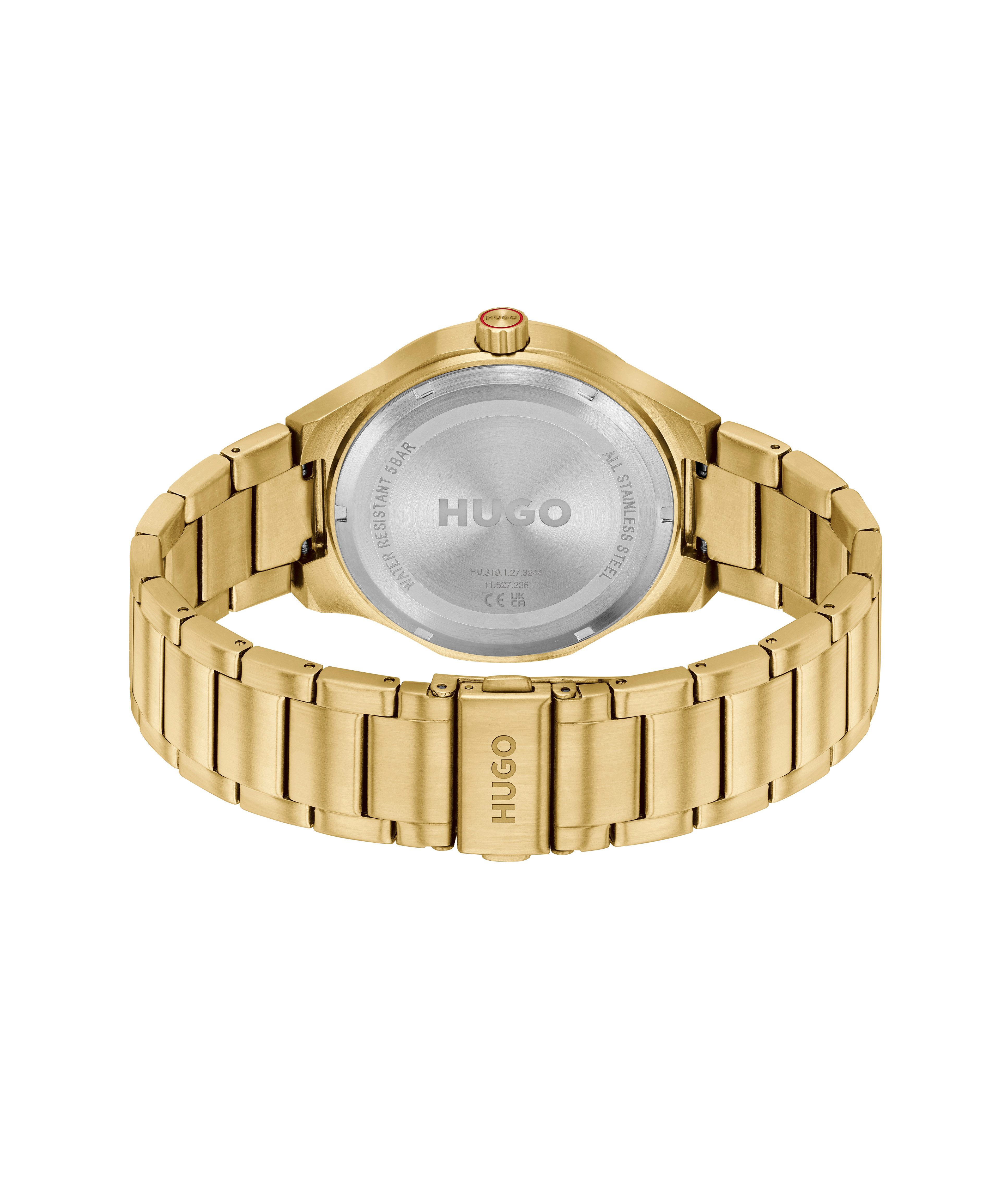 HUGO Quarzuhr #LIT 1530449, Armbanduhr, Herrenuhr, Edelstahlarmband, analog