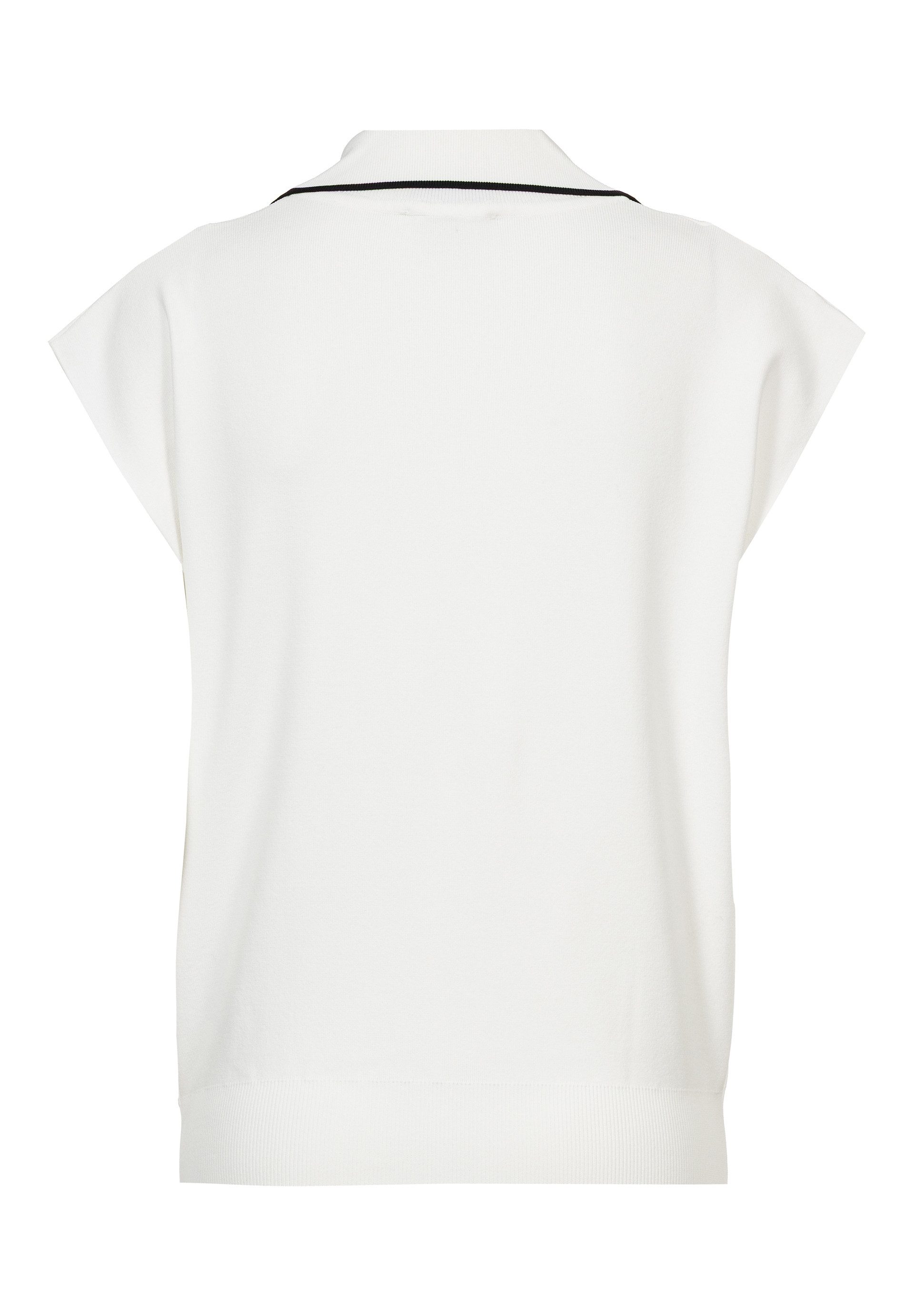 TUZZI Strickpullover mit Tennis-Stickerei