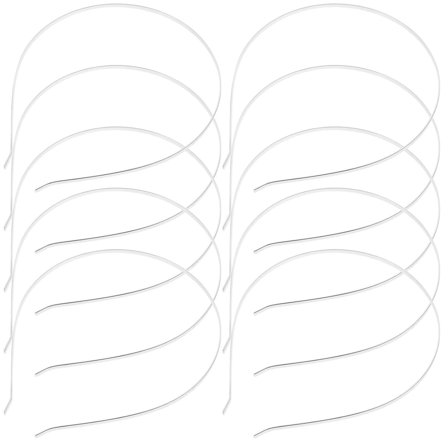 Haarreif Stirnbänder Metall Haarband Haarreif DIY Zubehör Haar Hoop 3mm 10