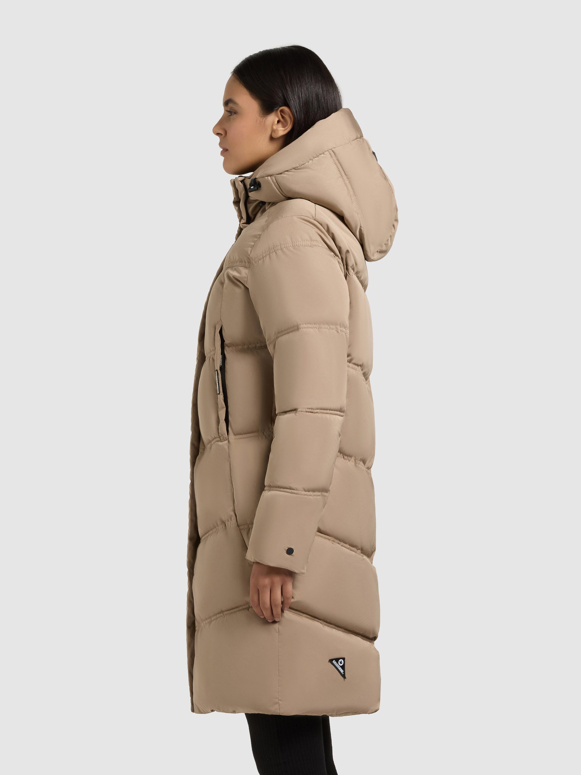 khujo Steppmantel GRAYA2 Windschutzblende mit Magnetverschluss günstig online kaufen