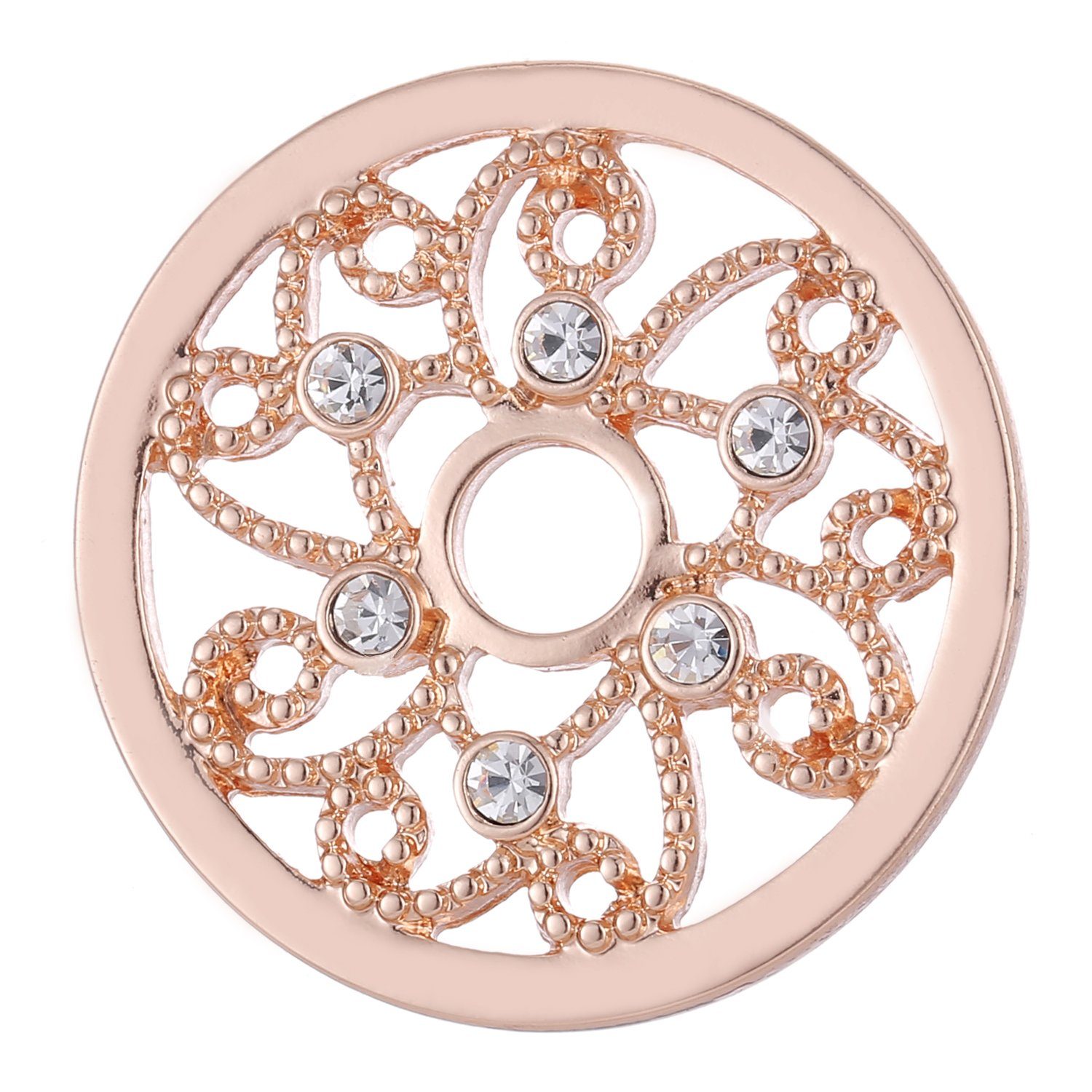 Morella Kette mit Anhänger Halskette 70 cm mit Coin Amulett 33 mm (2-tlg), günstig online kaufen