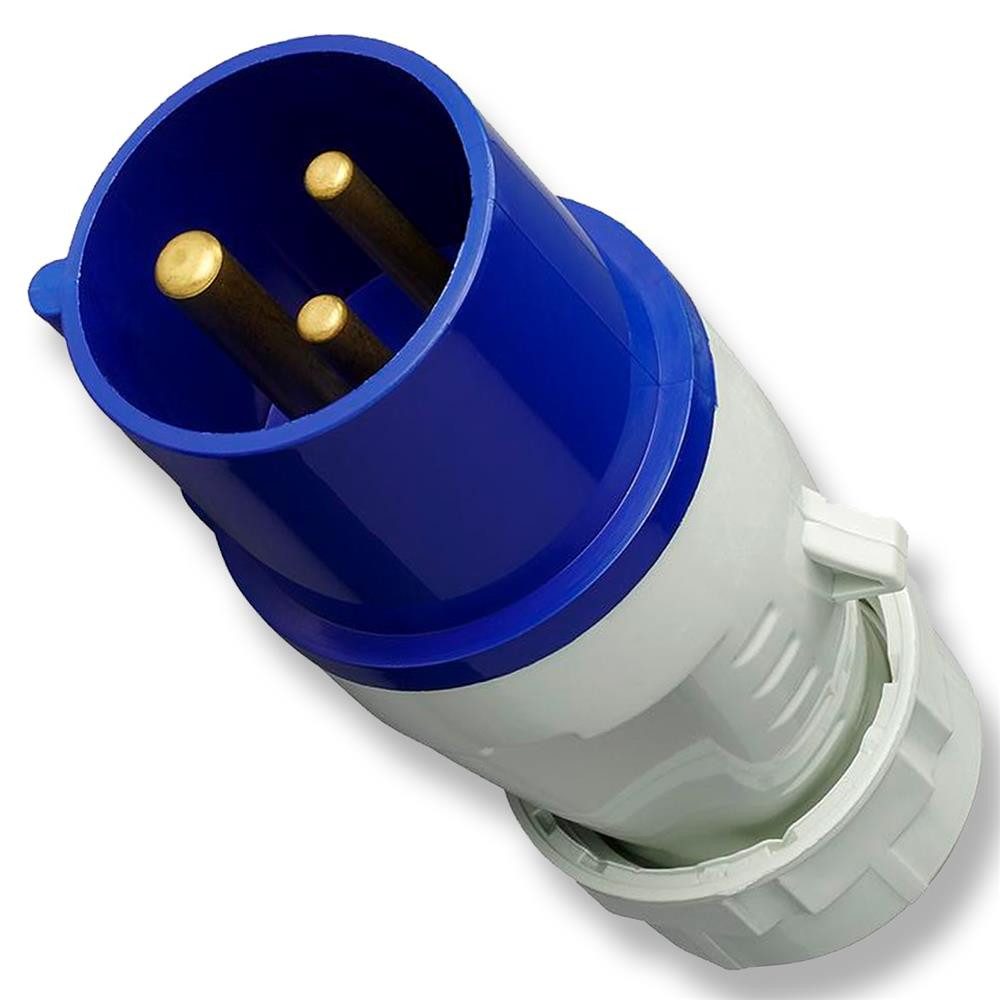 ProPlus CEE-Kupplung Stecker, CEE 3-polig, Landstrom Anschluss, 230V, 16A, IP44, (1-St), Geschraubter Anschluss für sicheren Halt
