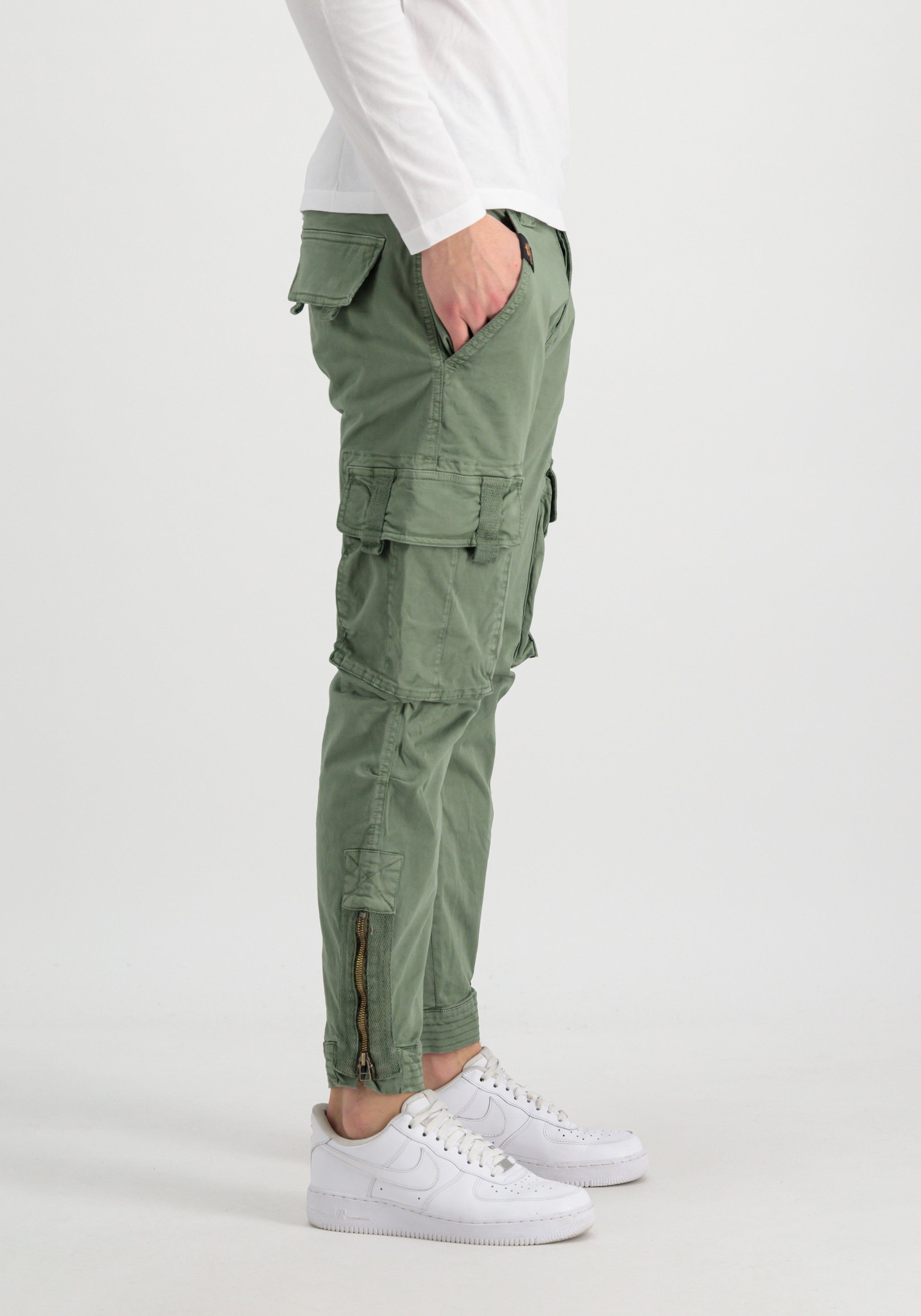 - Pants Pant Industries Men Industries Alpha Force green Task Cargo Alpha Cargohose vintage