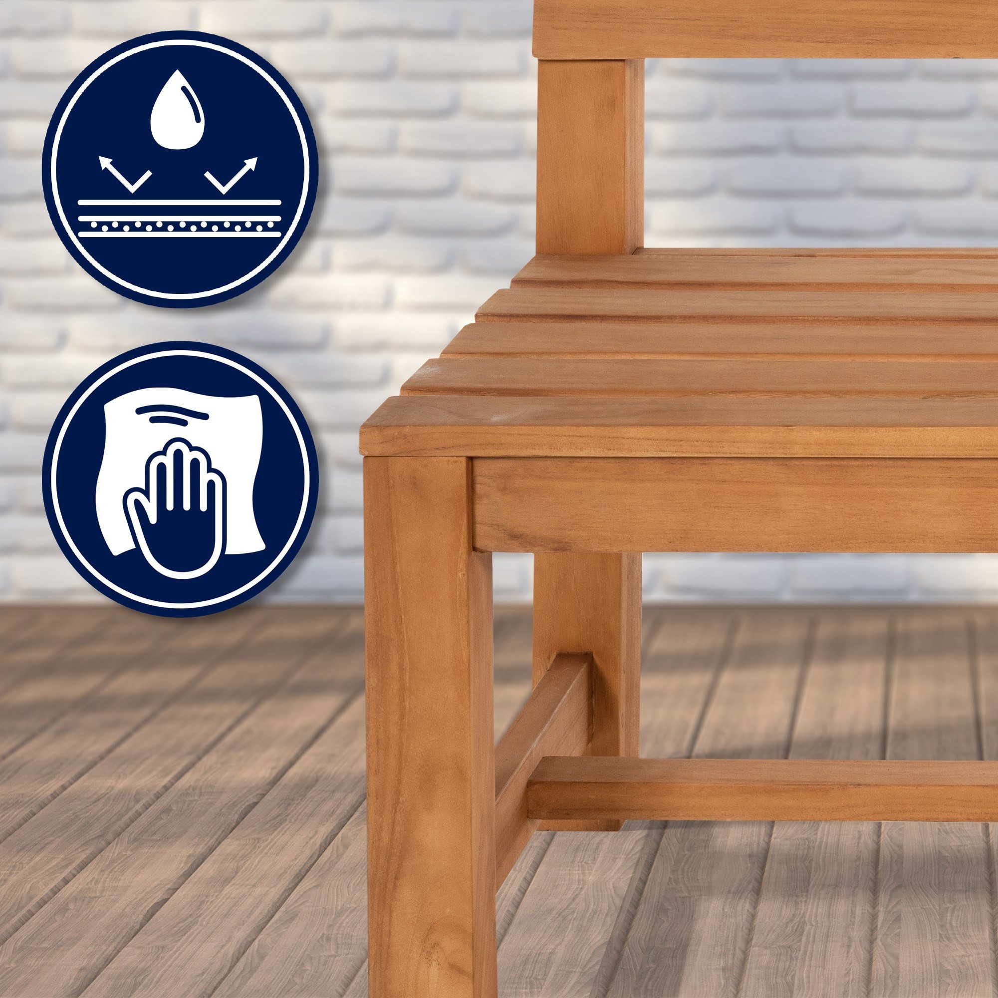 TPFGarden Gartenbank Montaro (Massives Teakholz – günstig online kaufen