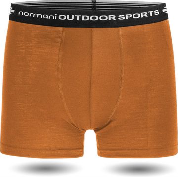 normani Retro Boxer 3er Pack Herren Merino Boxershorts Unterhose Sportunterhose Funktionsunterwäsche aus 100% Merinowolle