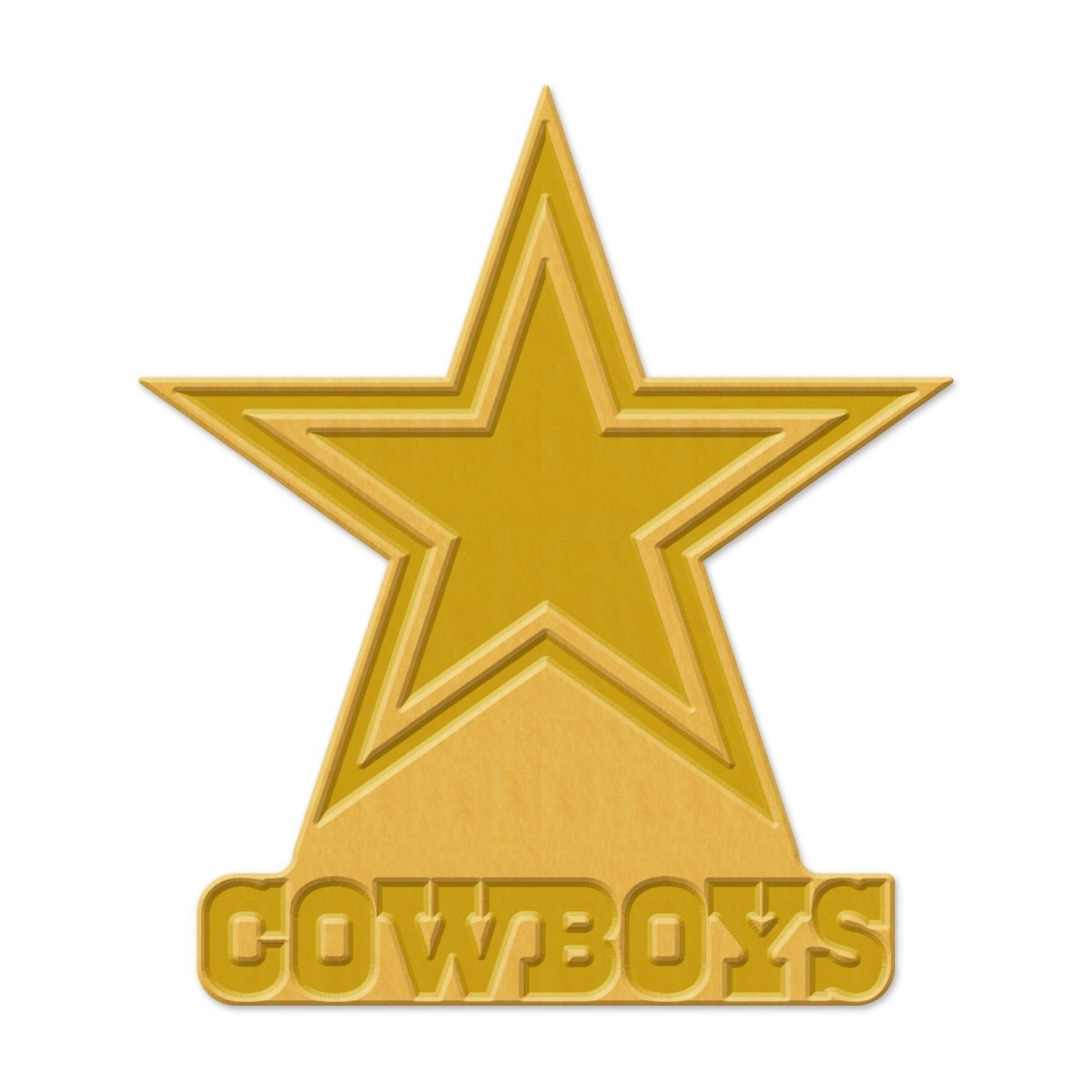 WinCraft Pins Universal Schmuck Caps PIN GOLD NFL Teams Dallas Cowboys