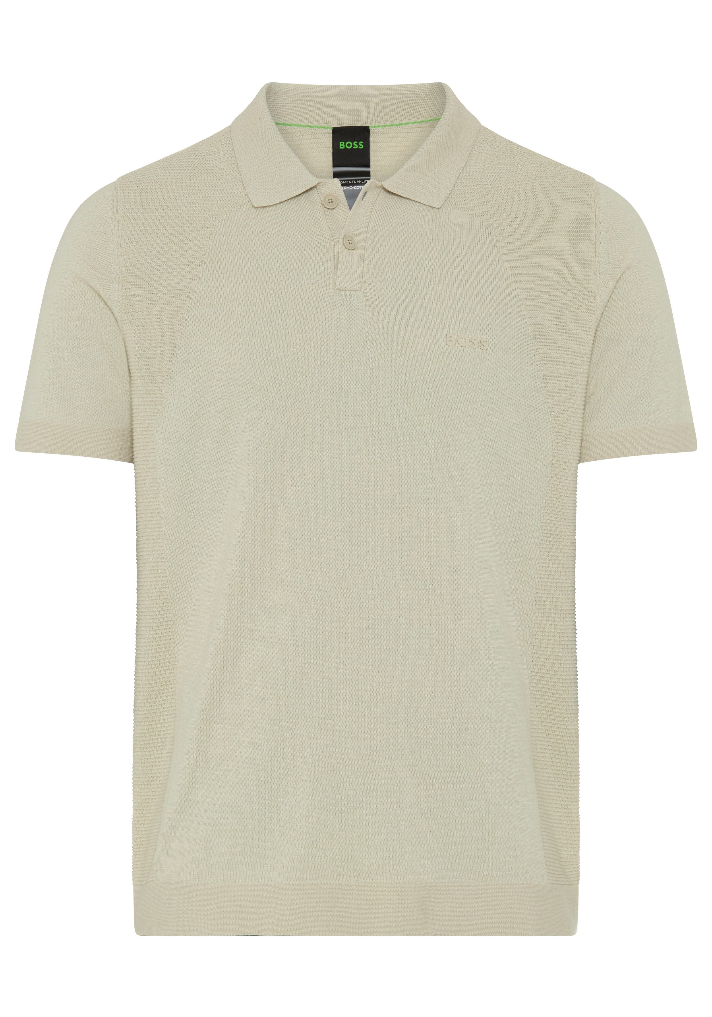 BOSS GREEN Kurzarmpullover Momentum Lite PS Polokragen, Baumwoll-Mix, Regular Fit