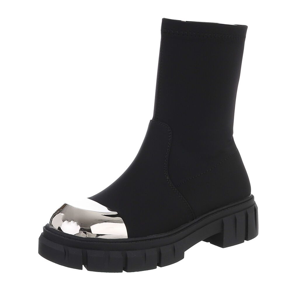 Ital-Design Damen Bikerschuhe Biker Westernstiefelette (87124869) günstig online kaufen