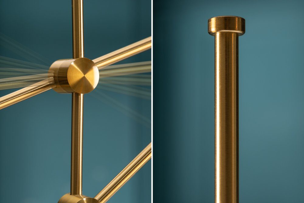 · Modern ohne 193cm VARIATION Wohnzimmer Metall riess-ambiente Design verstellbar · · Leuchtmittel, gold, Stehlampe