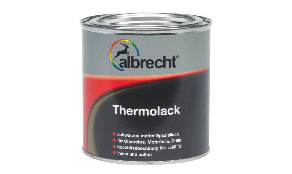 Lack Albrecht Thermolack 125 ml schwarz