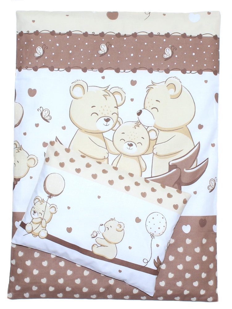 Babybettwäsche Kinderwagenset Baby Bettwäsche für Kinderwagen Bezüge Decke Kissen