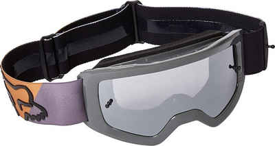 Fox Racing Motorradbrille Fox Youth Kinder Main Skew Goggle Brille Spark Grau/Gold