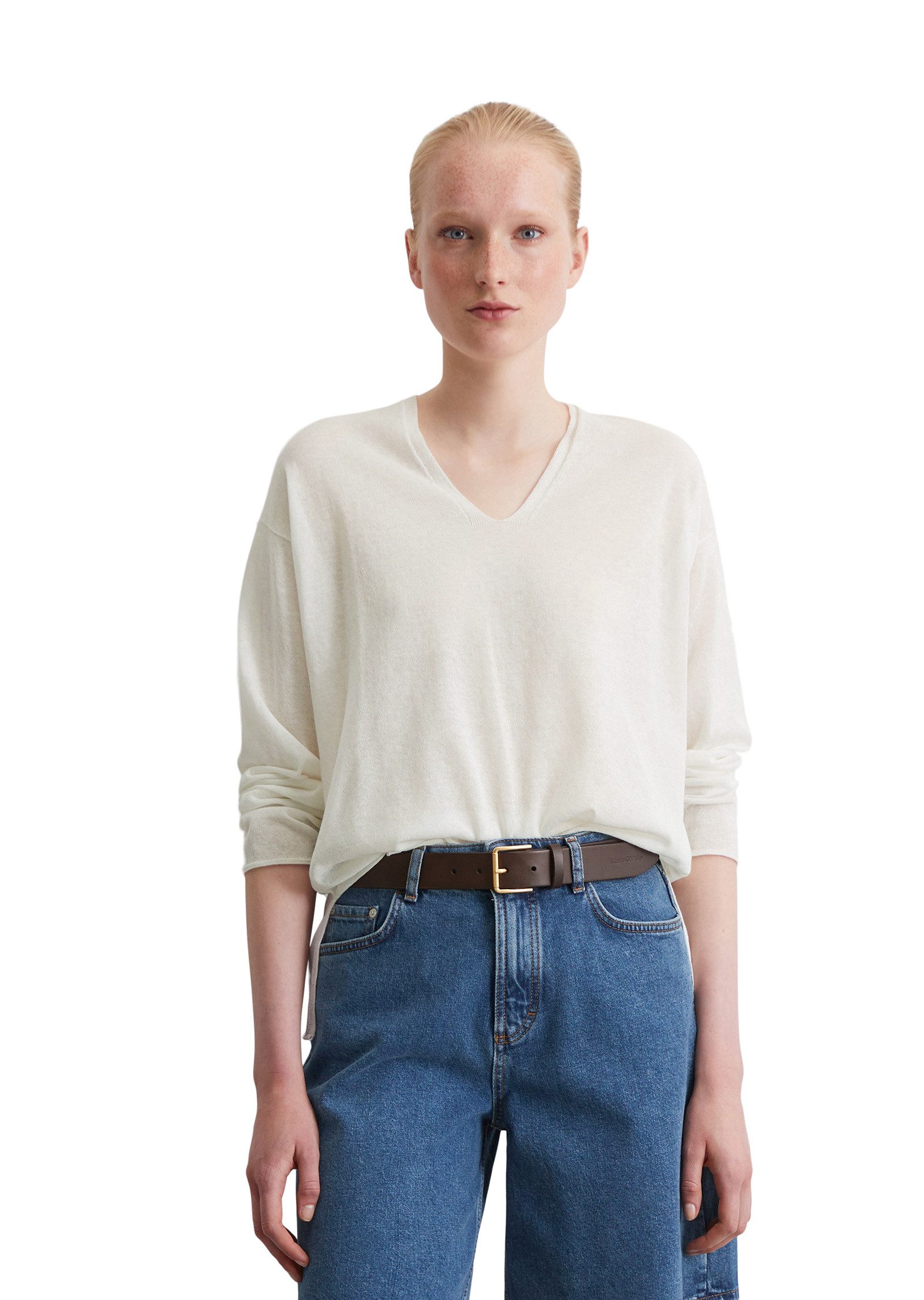 Marc O'Polo Strickpullover aus Organic-Cotton-Mix günstig online kaufen