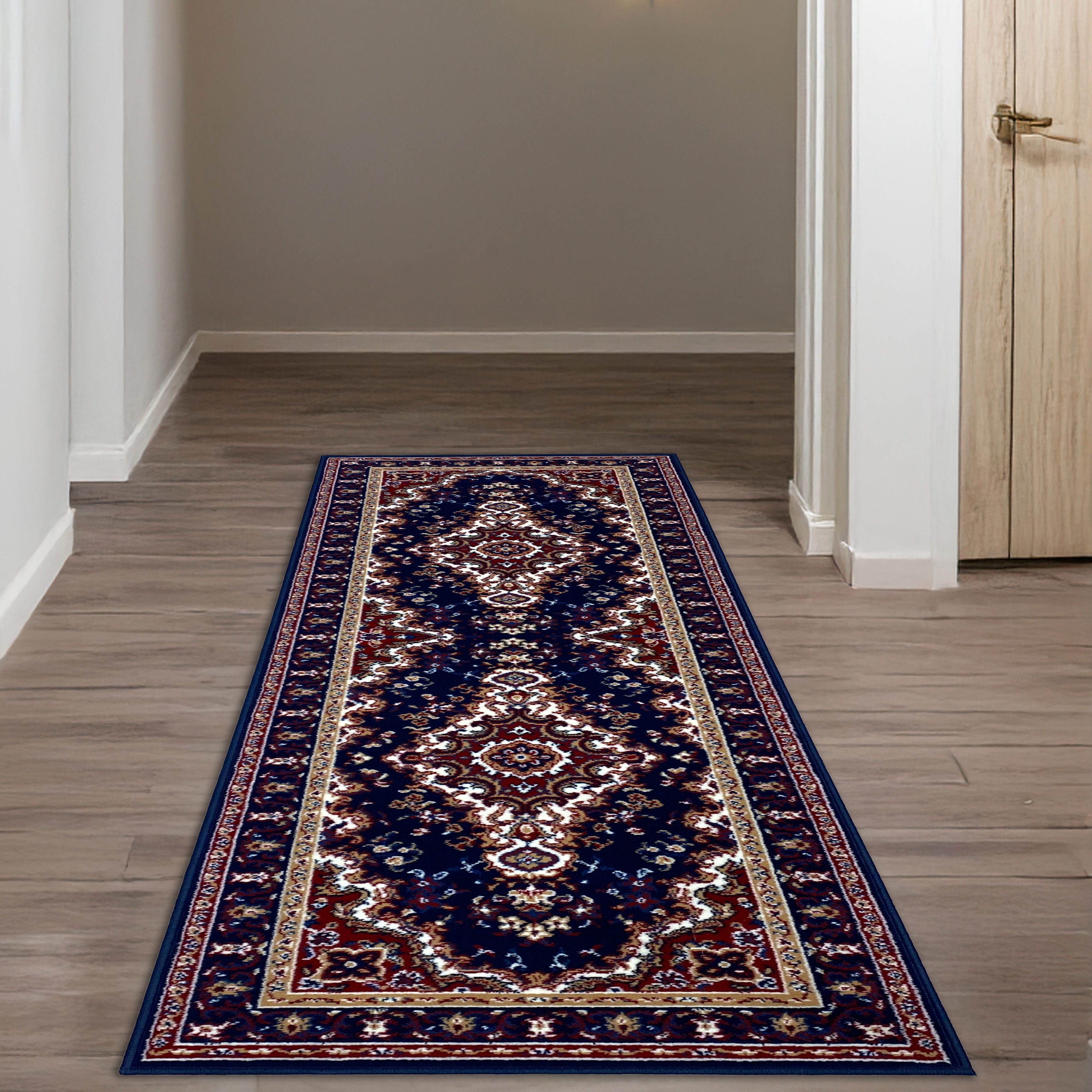 OTTO home Teppich Oriental, Made in Belgium, rechteckig, Höhe: 7 mm, Orient-Optik, mit Bordüre, Teppich, Kurzflor, Weich, Kundenliebling