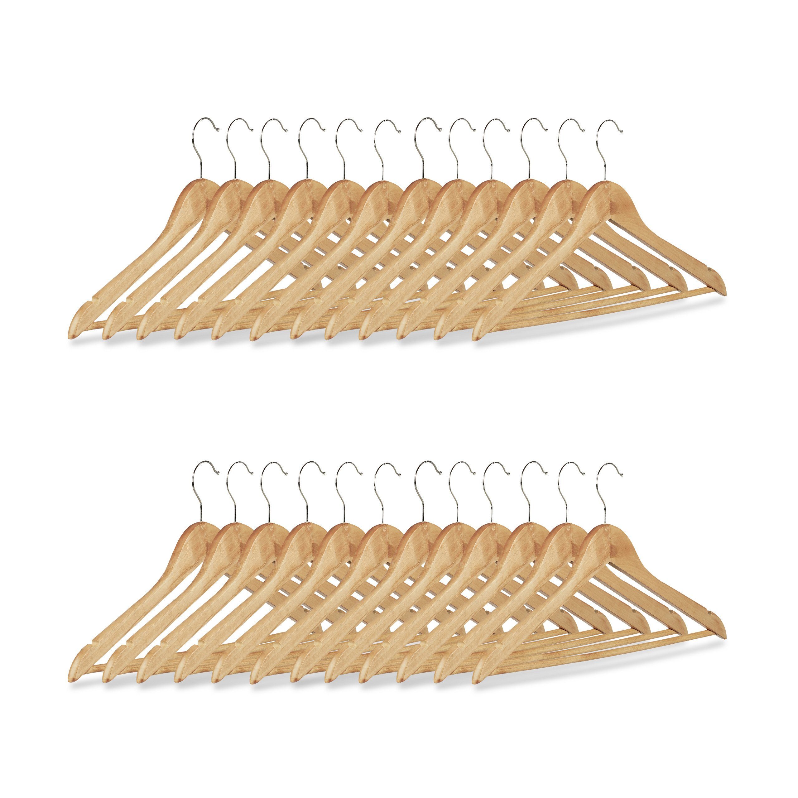 relaxdays Kleiderbügel Set, (24er Set, 24-tlg), 24er Pack günstig online kaufen
