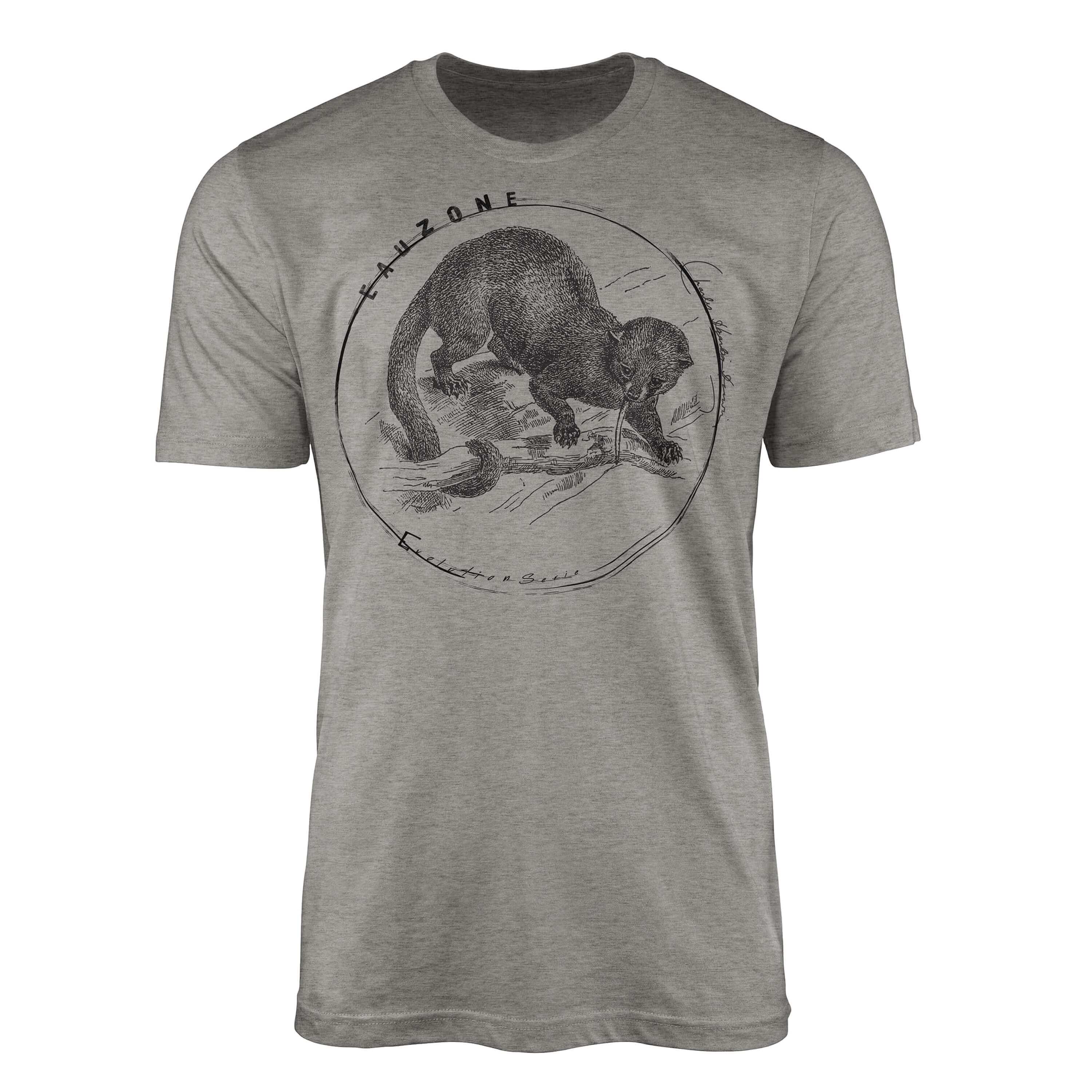 Evolution Sinus Ash Art Wickelbär Herren T-Shirt T-Shirt