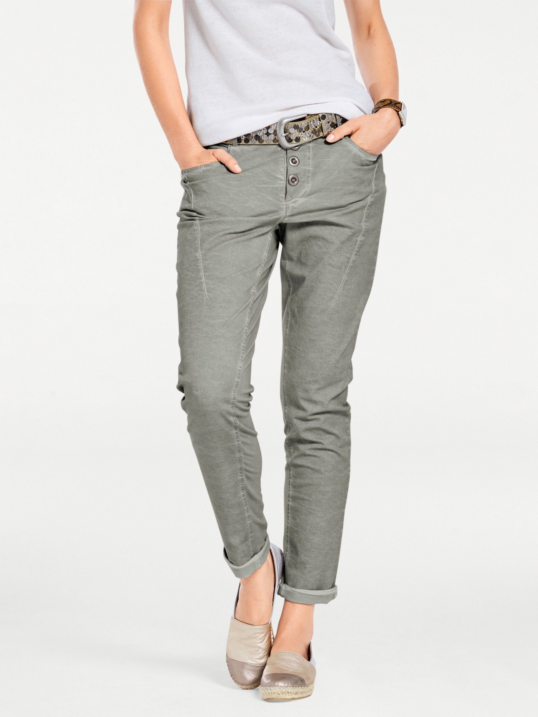 heine Jerseyhose Hose Innenbeinlänge ca. 77 günstig online kaufen